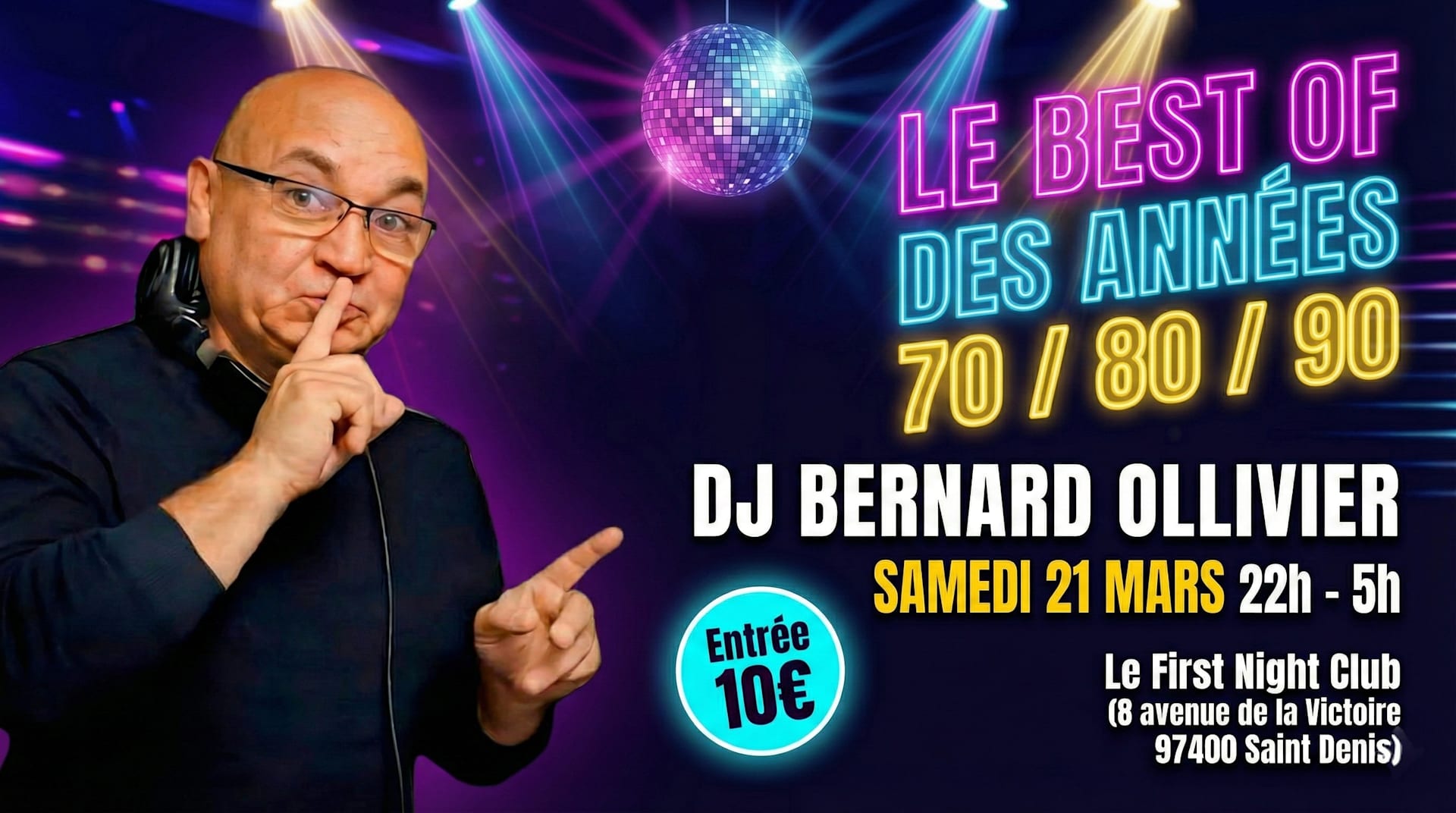 Le Best Of Des Années 70 80 90 - Dj Bernard Ollivier