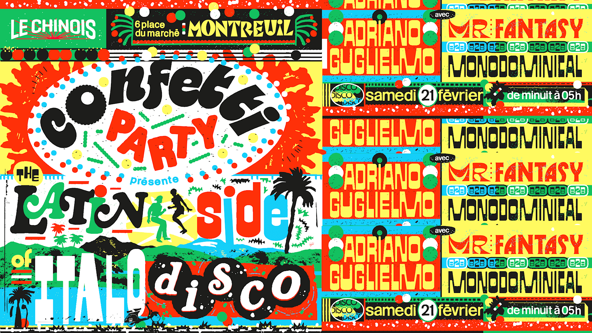 Confetti Party - The Latin Side Of Italo Disco @ Le Chinois