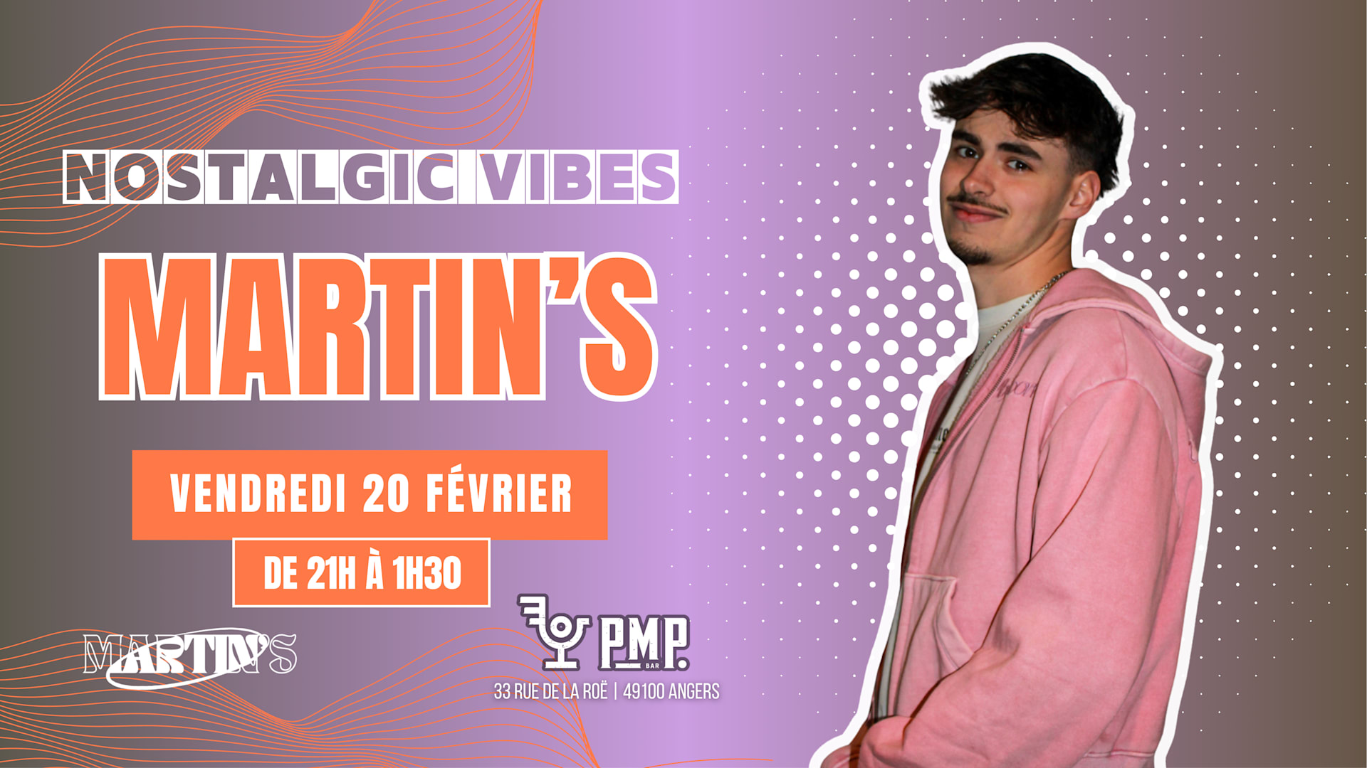 Nostalgic Vibes W/ Martin's Au Pmp Bar Angers