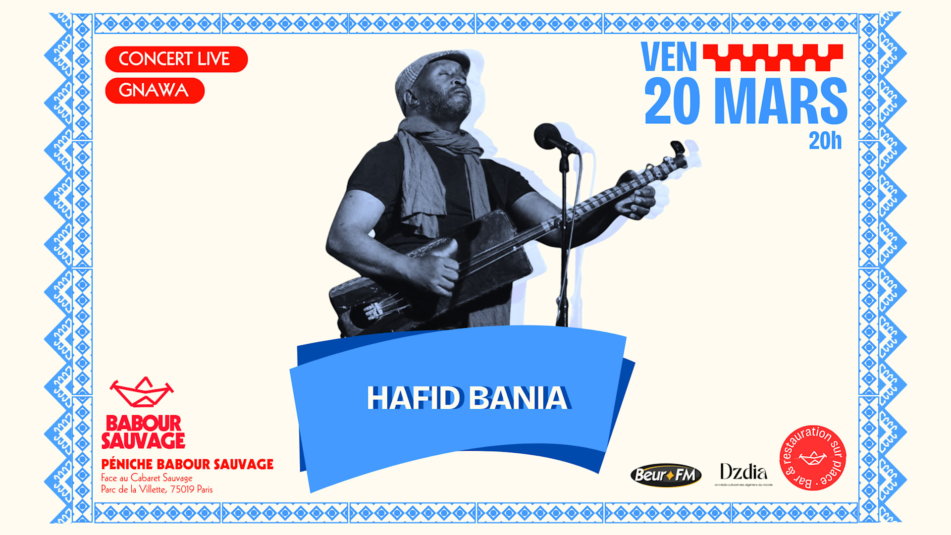 Hafid Bania Au Babour Sauvage - 20.03.26