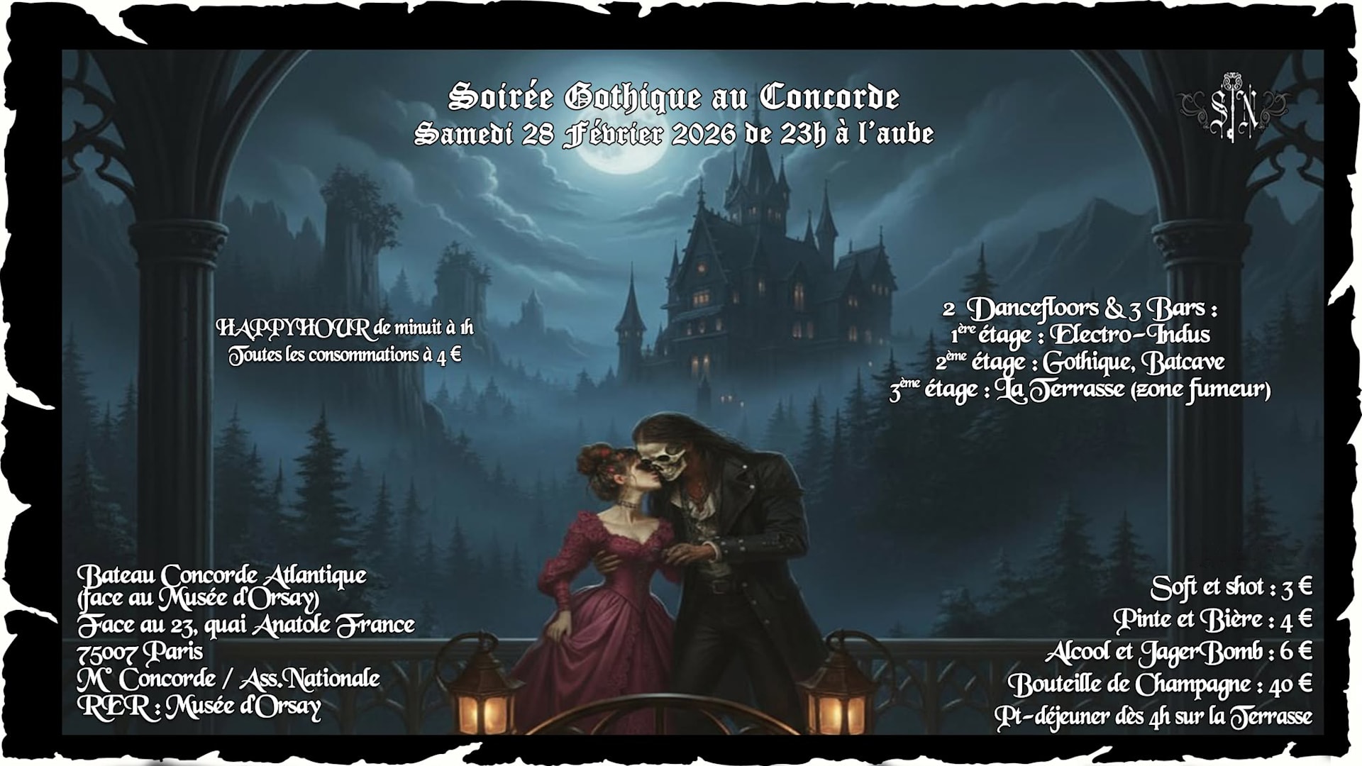 Soirée Gothique À Concorde