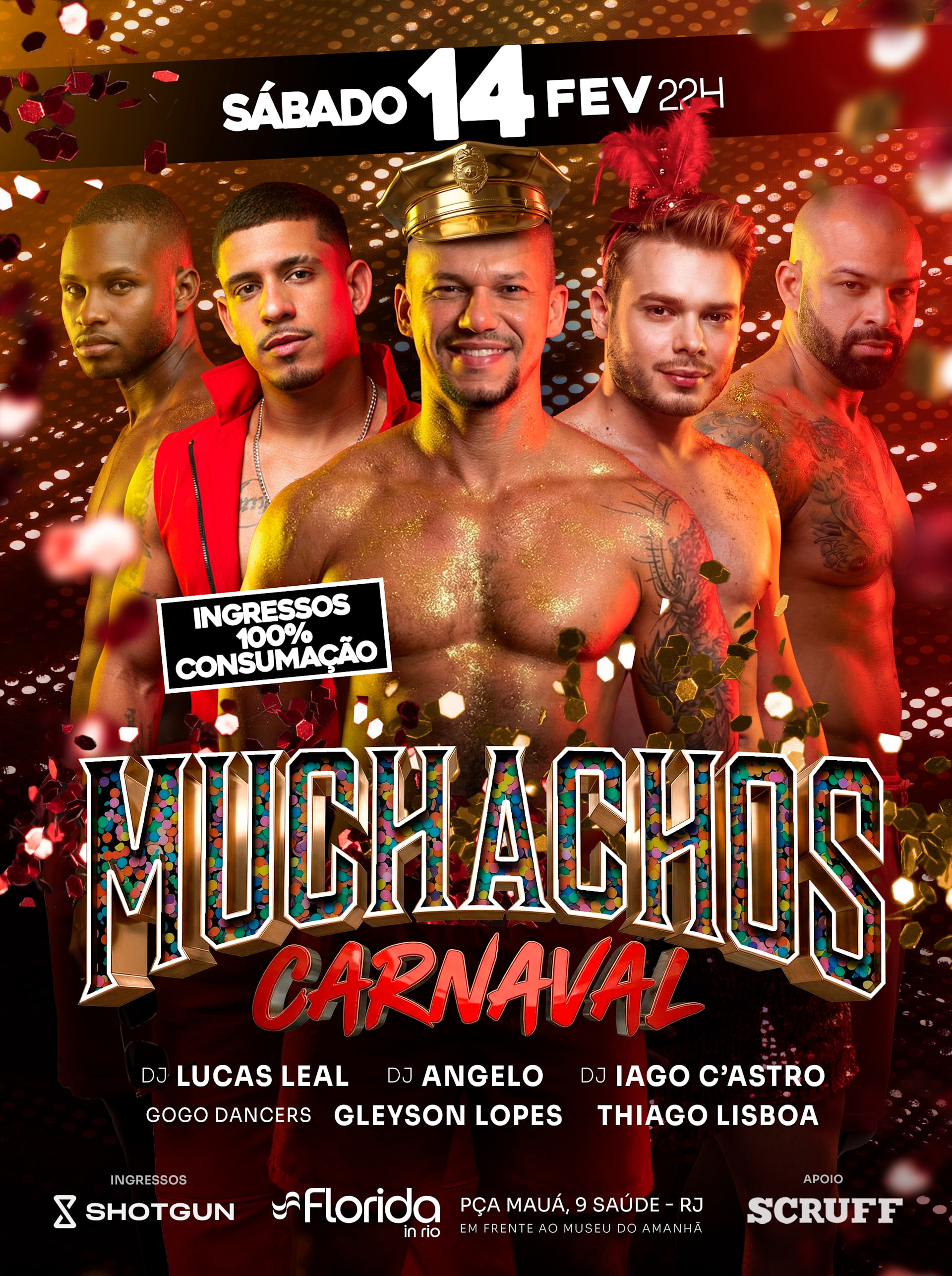 Carnaval Muchachos Party — Festa Gay +18 No Rj