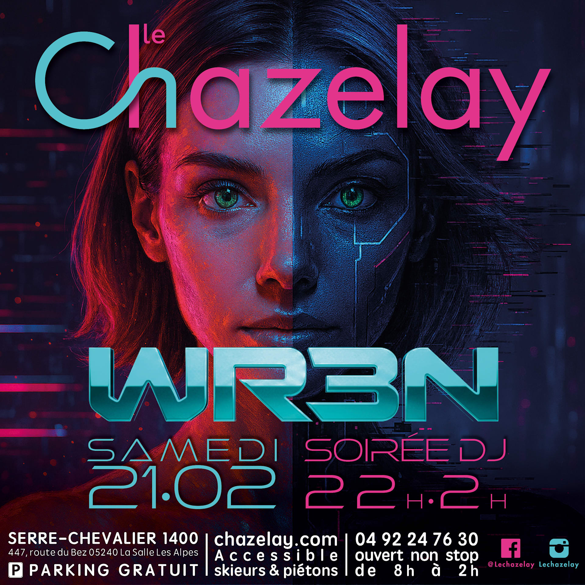 Samedi 21/02/26 - Soirée Dj - Le Chazelay Serre Chevalier