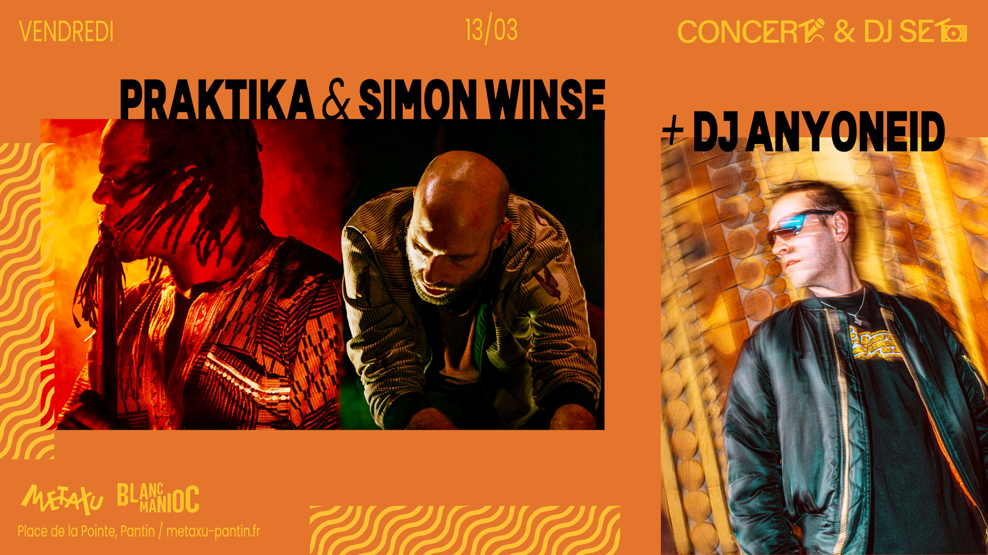 Praktika & Simon Winse + Dj Set Anyoneid