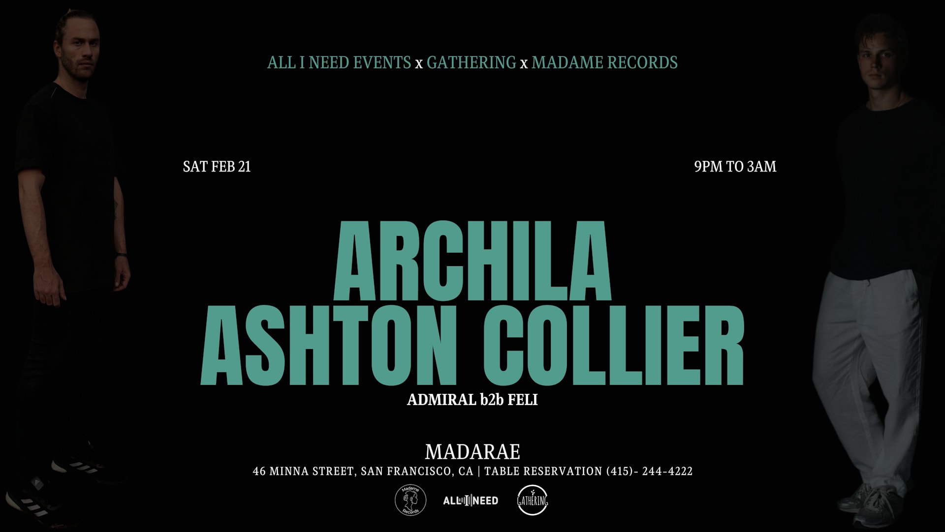 Archila (Abracadabra)+Ashton Collier (Madame Records)