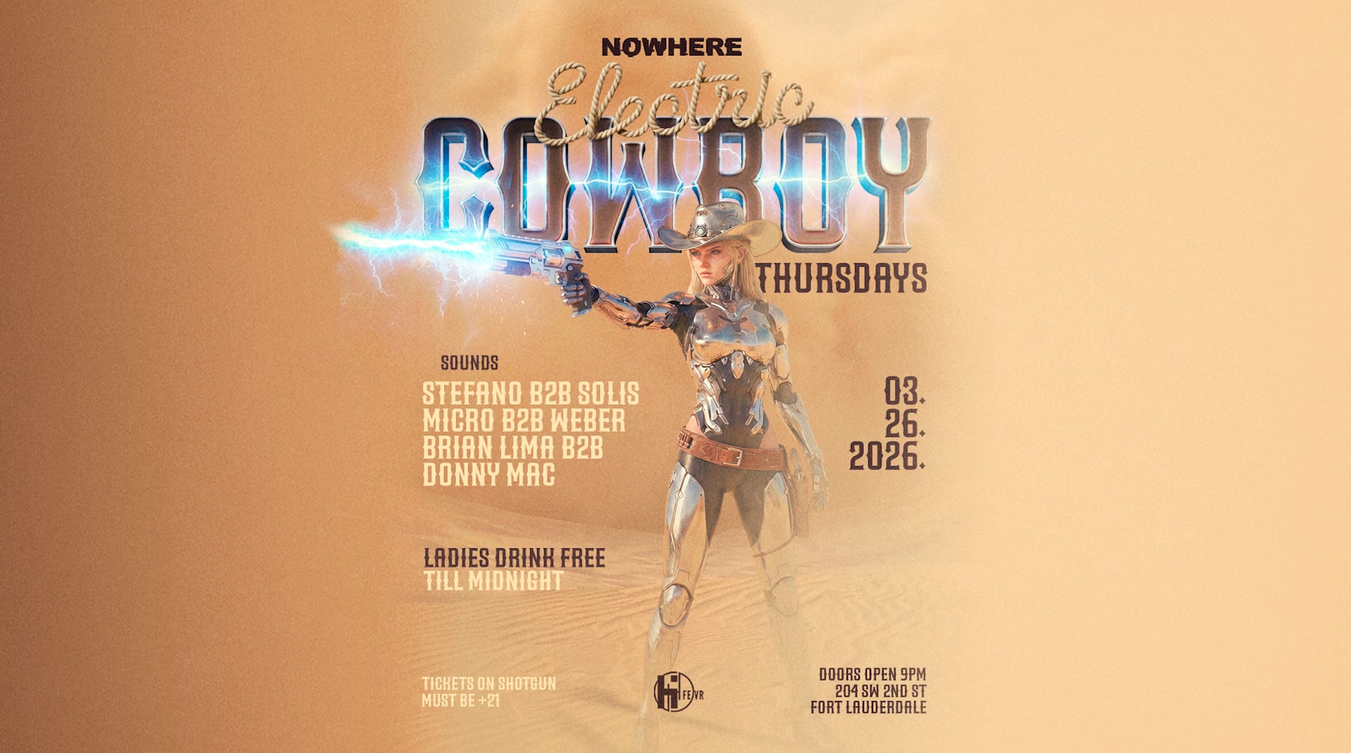Electric Cowboy Thursday @Nowhere | Sb Week 4