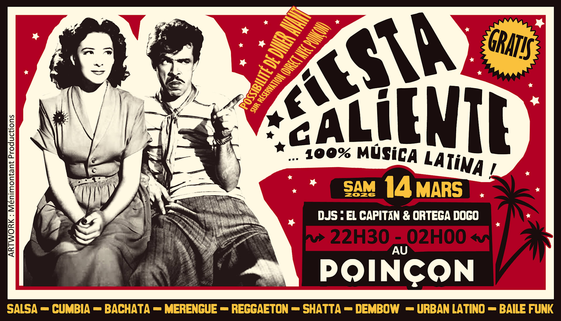 Fiesta Caliente (Soirée 100% Latino À Paris 14è)