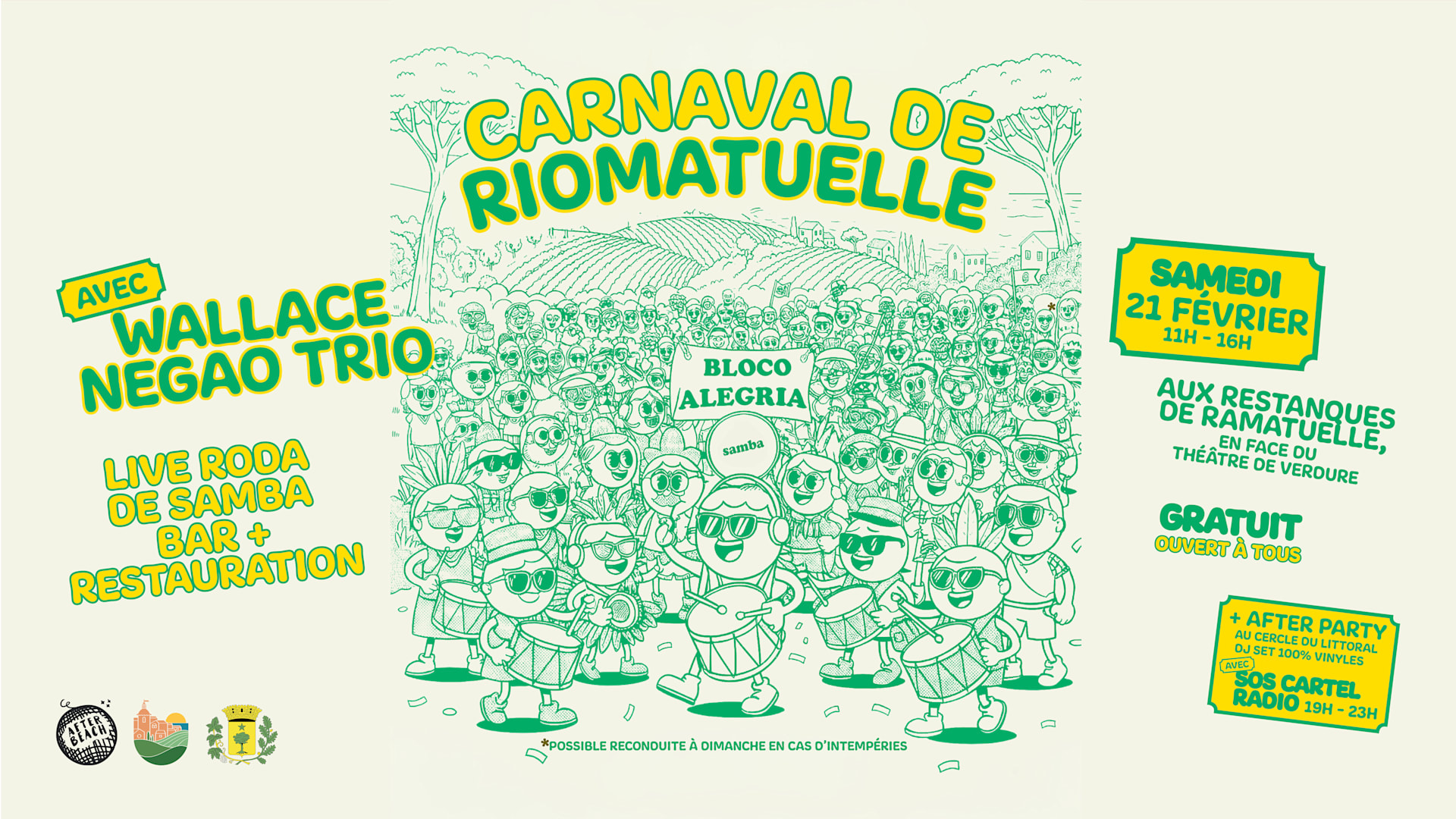 Carnaval De Riomatuelle : Live Samba Avec Wallace Negao