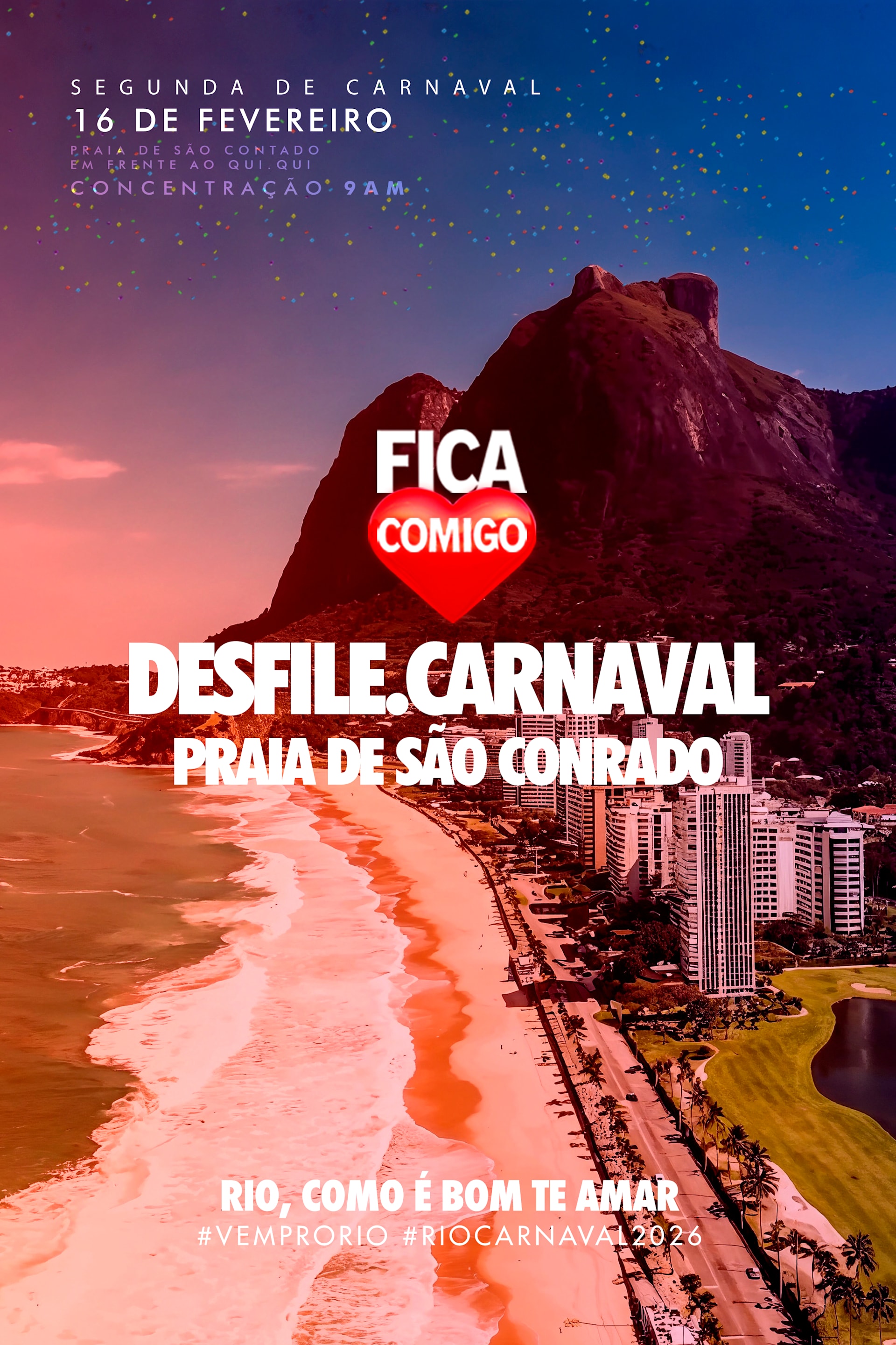 Desfile.Carnaval : Fica Comigo : Praia De São Conrado