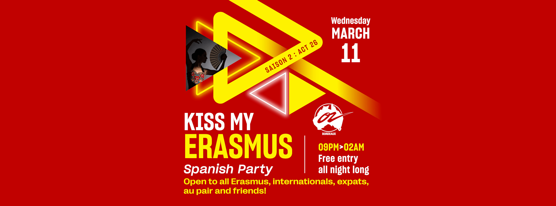 Kiss My Erasmus 11.03.26 - Bordeaux