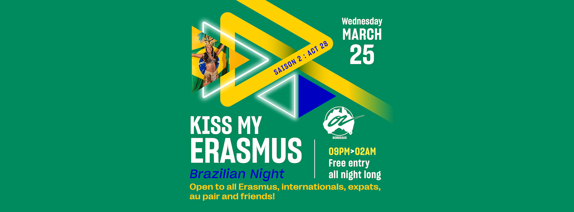 Kiss My Erasmus 25.03.26 - Bordeaux