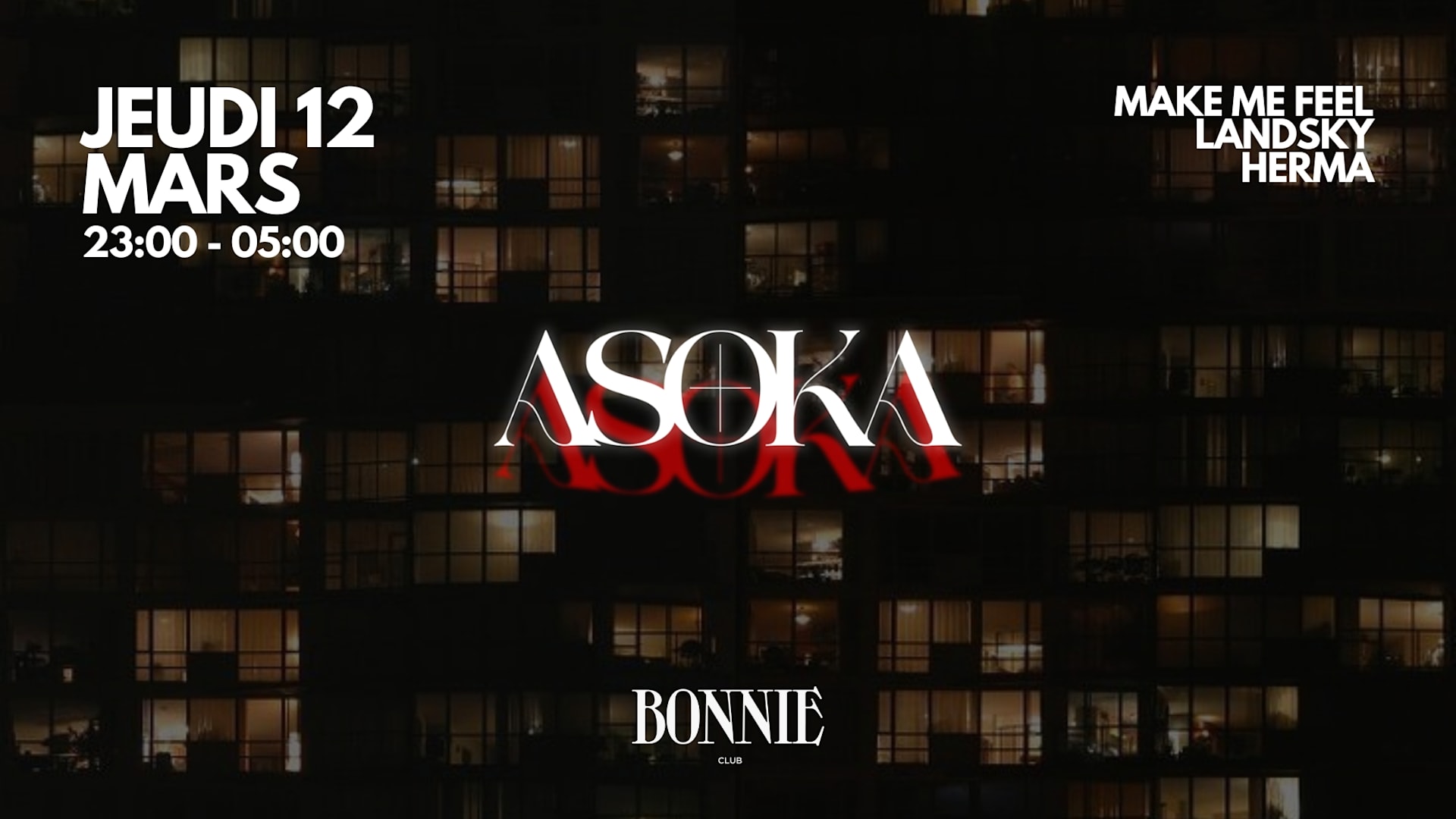 Asoka - Bonnie - Jeudi 12 Mars