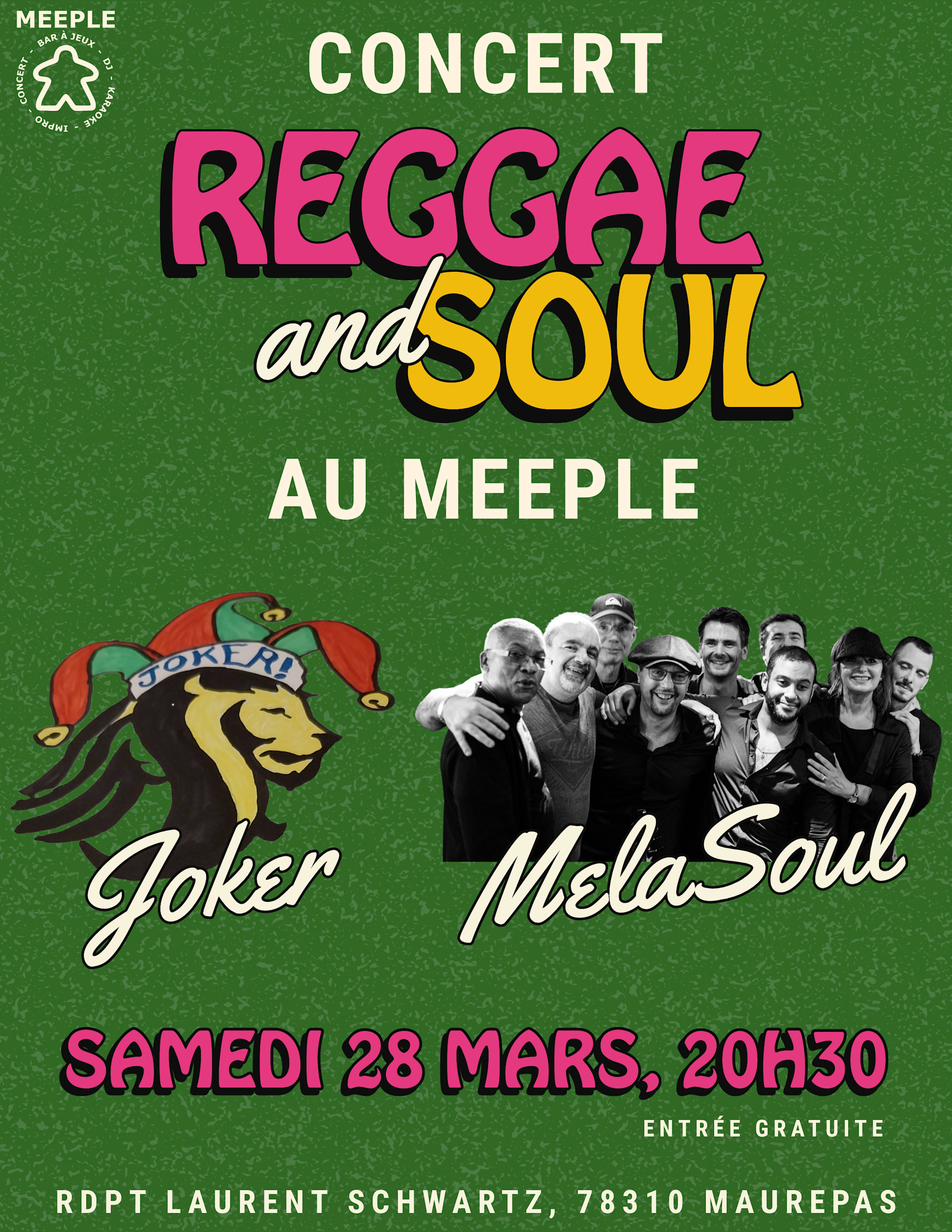 Concert Reggae & Soul Au Meeple