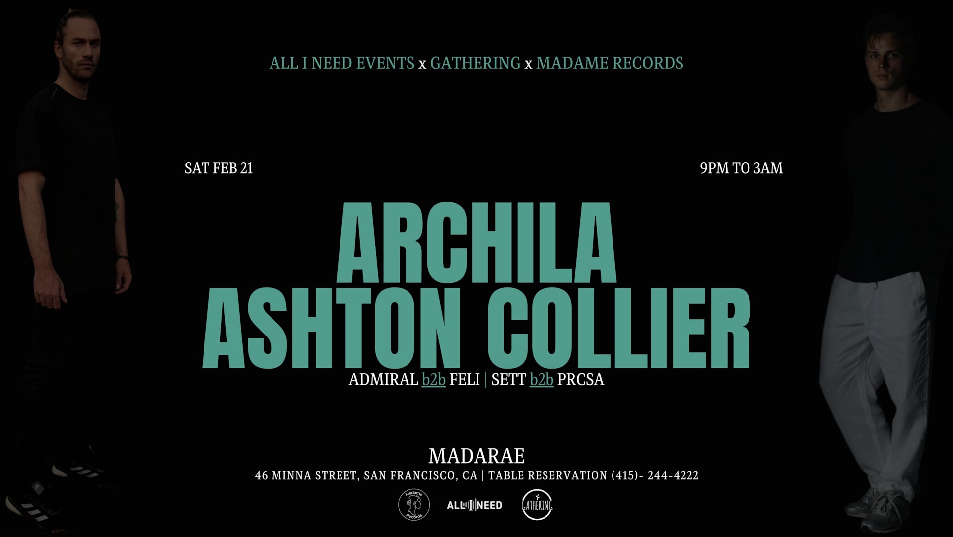 Archila (Abracadabra)+Ashton Collier (Madame Records)