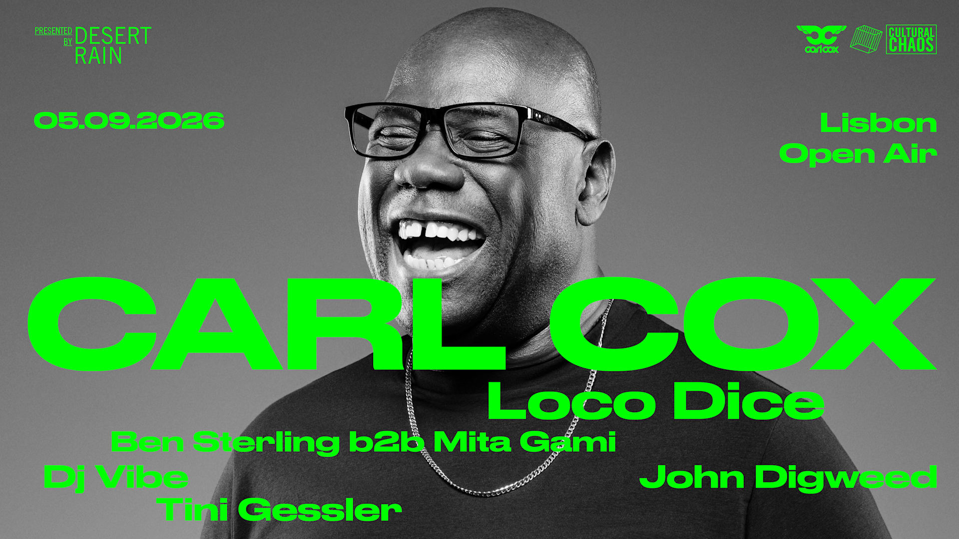 Carl Cox  | Lisbon 2026