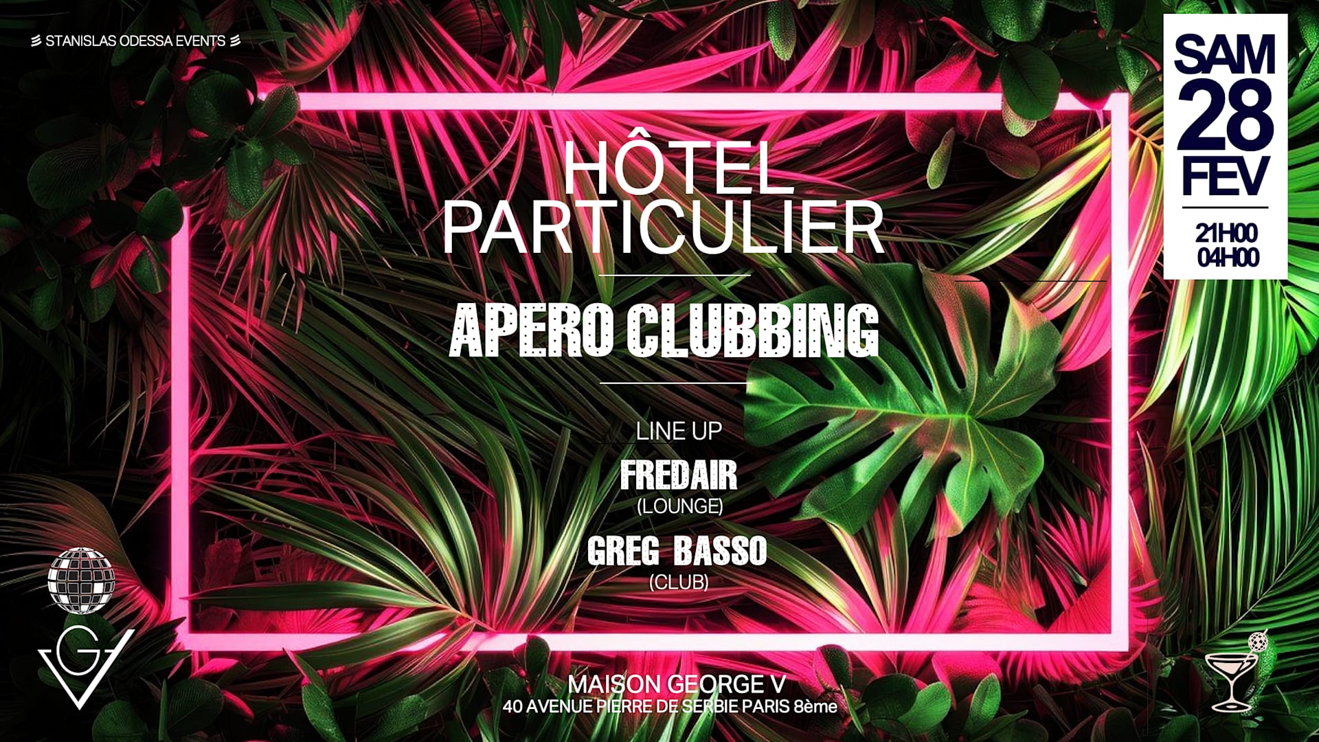 Hôtel Particulier Du 8ème - Apero Clubbing @Maison George V