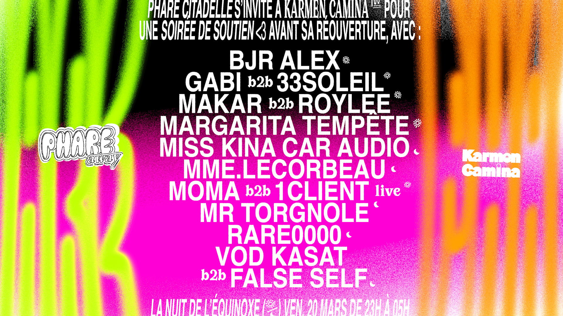 Phare Away 2026 : Soirée De Soutien À Phare Citadelle !