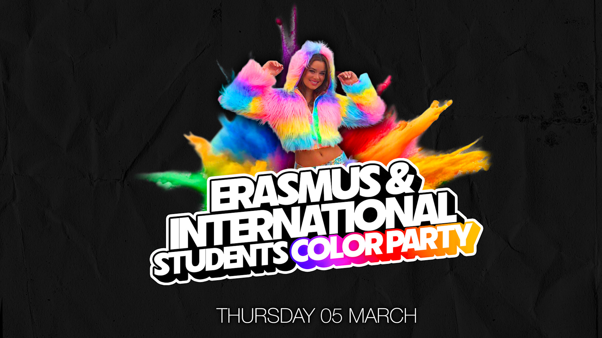 Color Party Erasmus International Students Loft Club Lyon