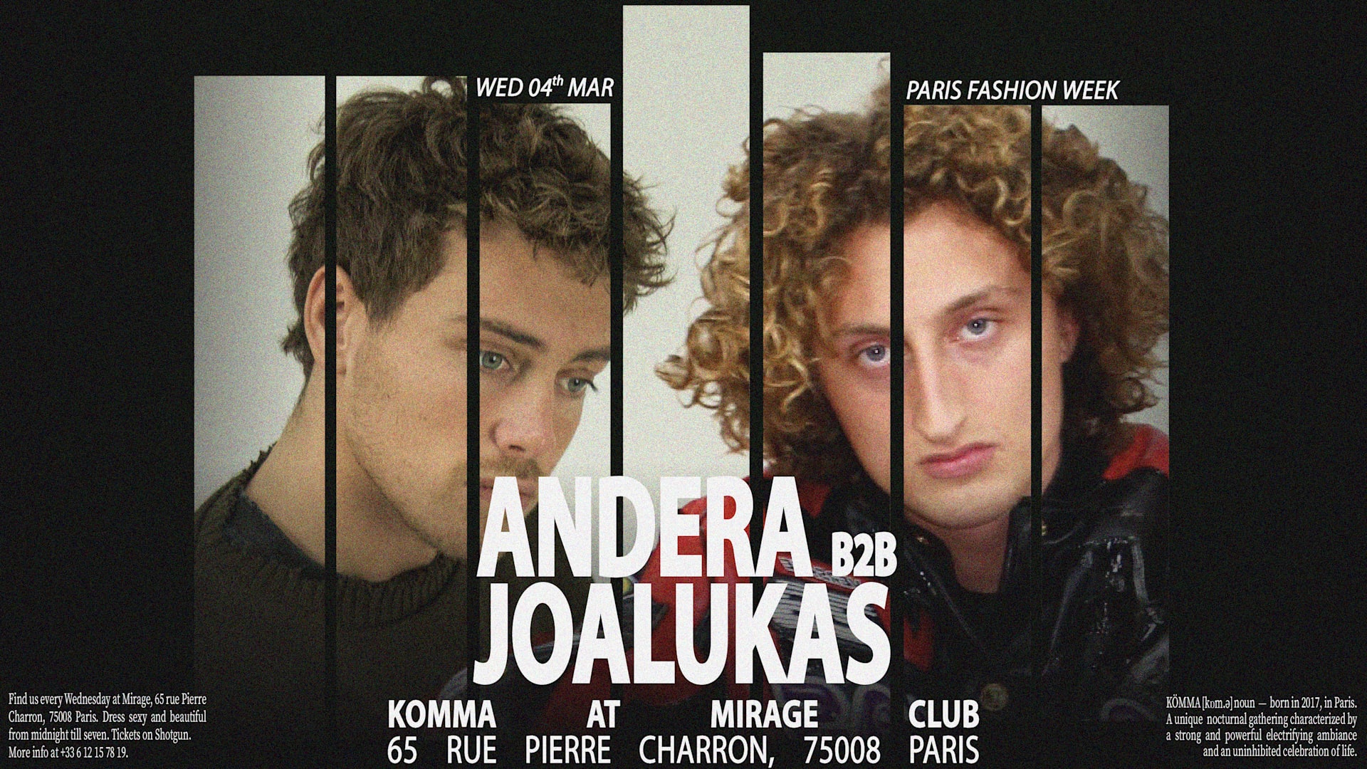 Kömma Pfw - Mirage: Andera B2b Joalukas (All Night Long)