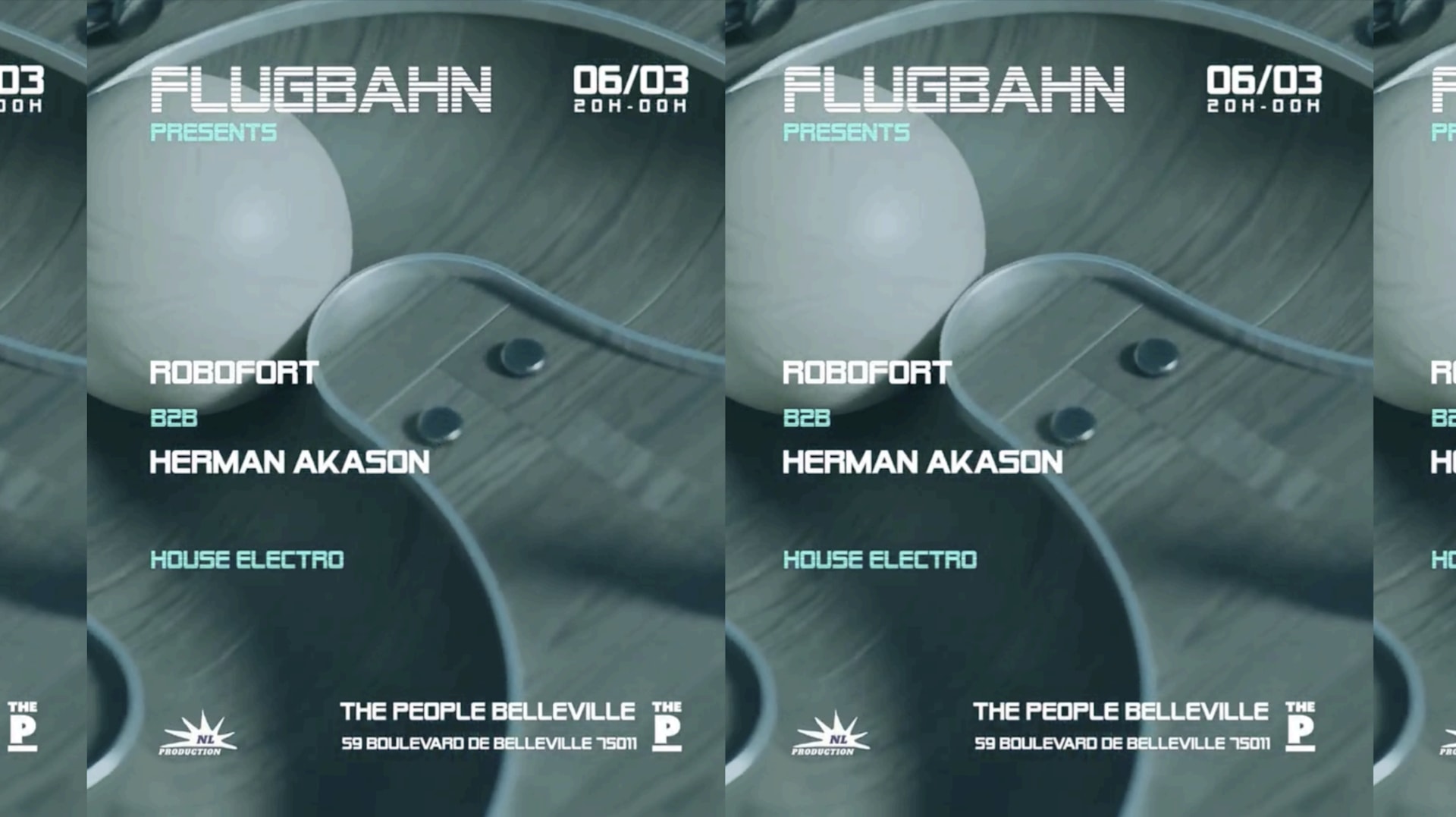 Flugbahn Presents Herman Akason & Robofort