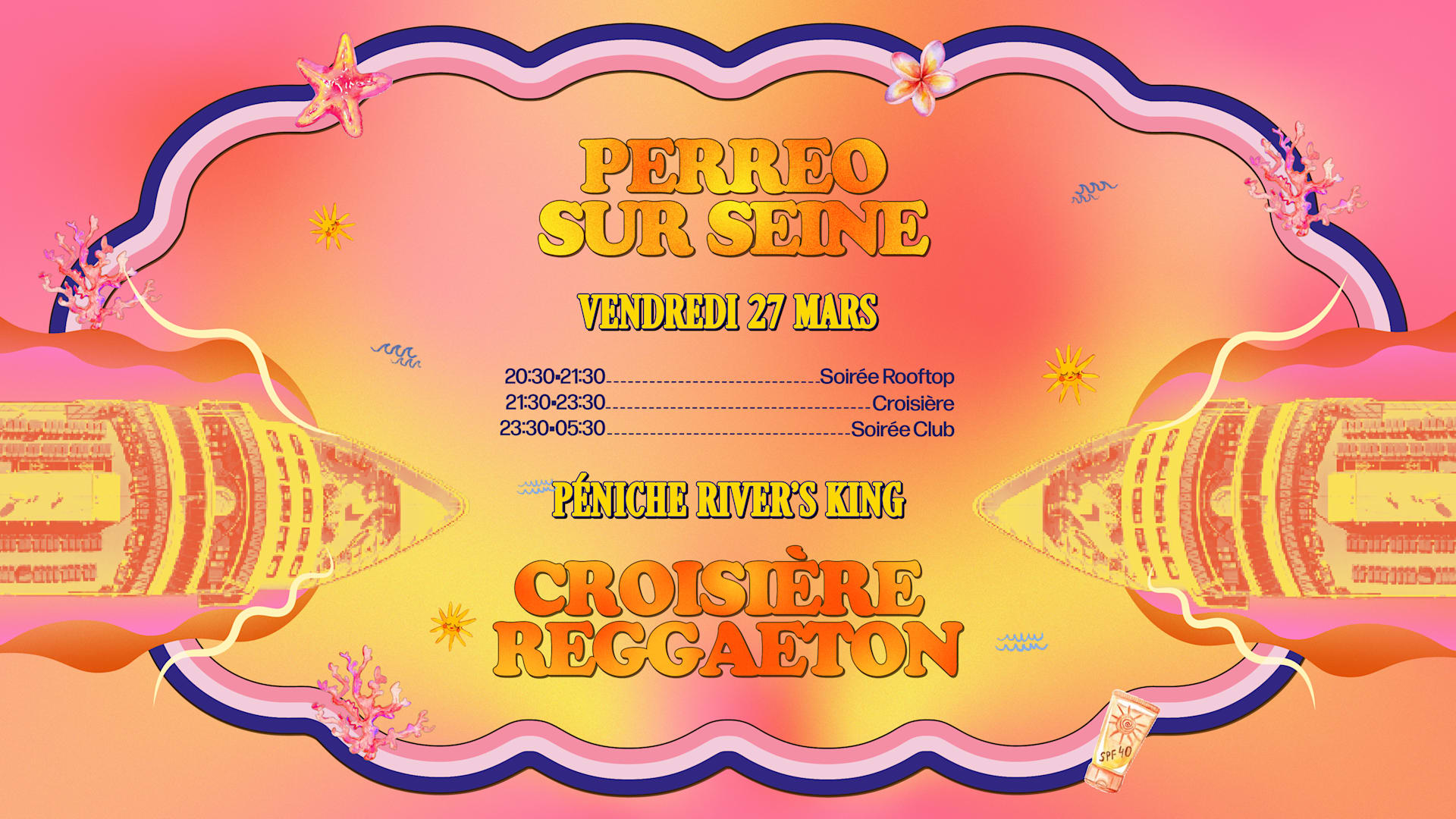 Perreo-Sur-Seine: Croisière Reggaeton