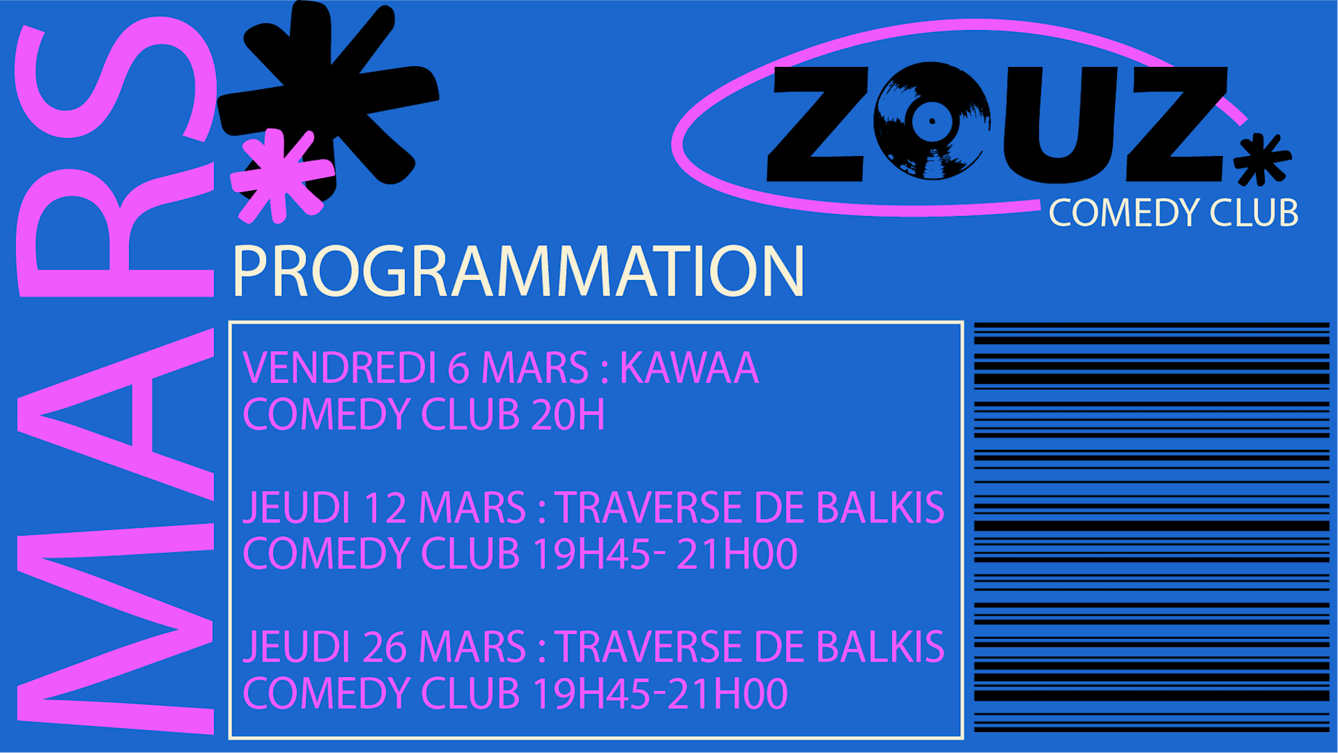 Zouz Comedy Club X La Traverse De Balkis 33