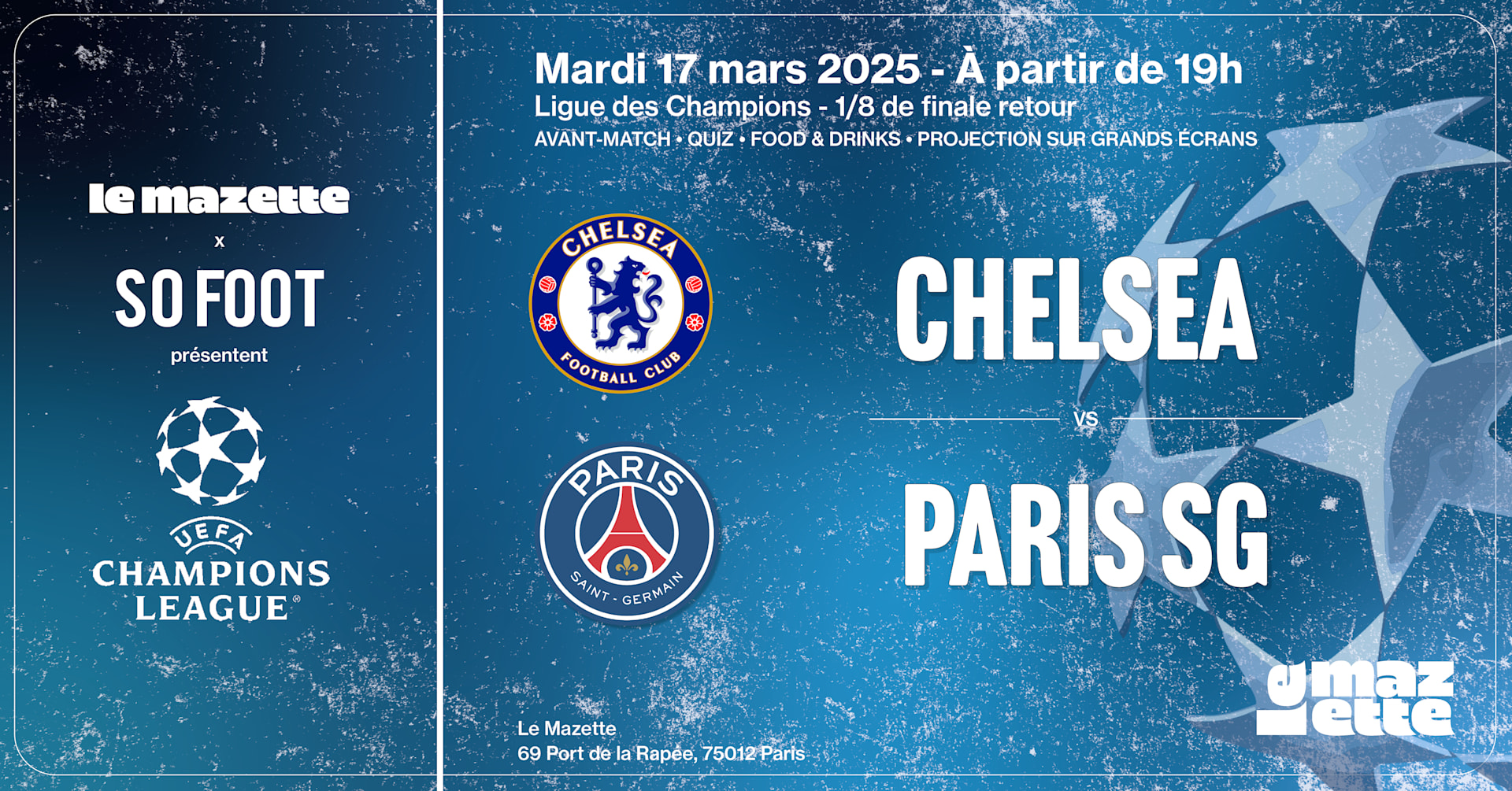 So Foot : Chelsea Vs Psg