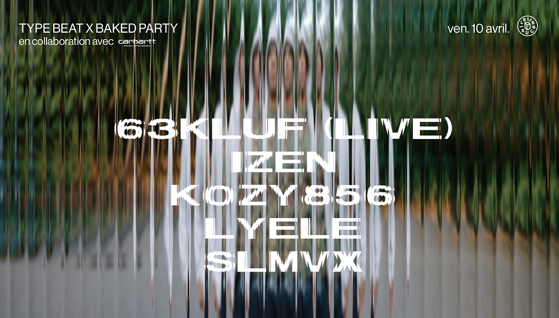 Type Beat X Baked Party : 63kluf (Live), Lyele, Kozy856...