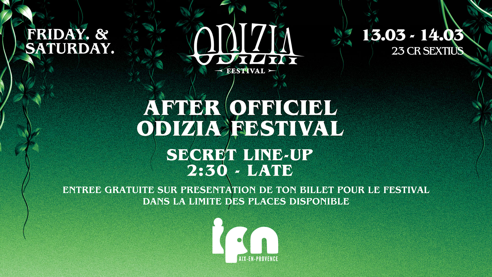 After Officiel : Odizia Festival | Ipn | Aix-En-Pce