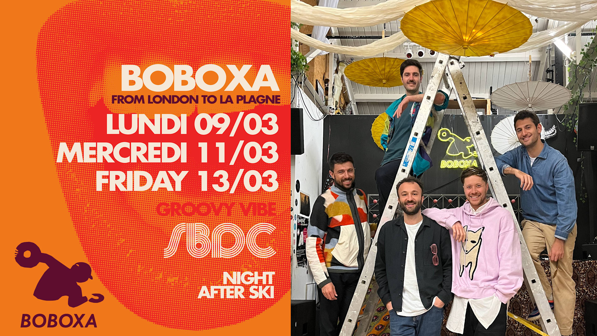 Boboxa From London To La Plagne