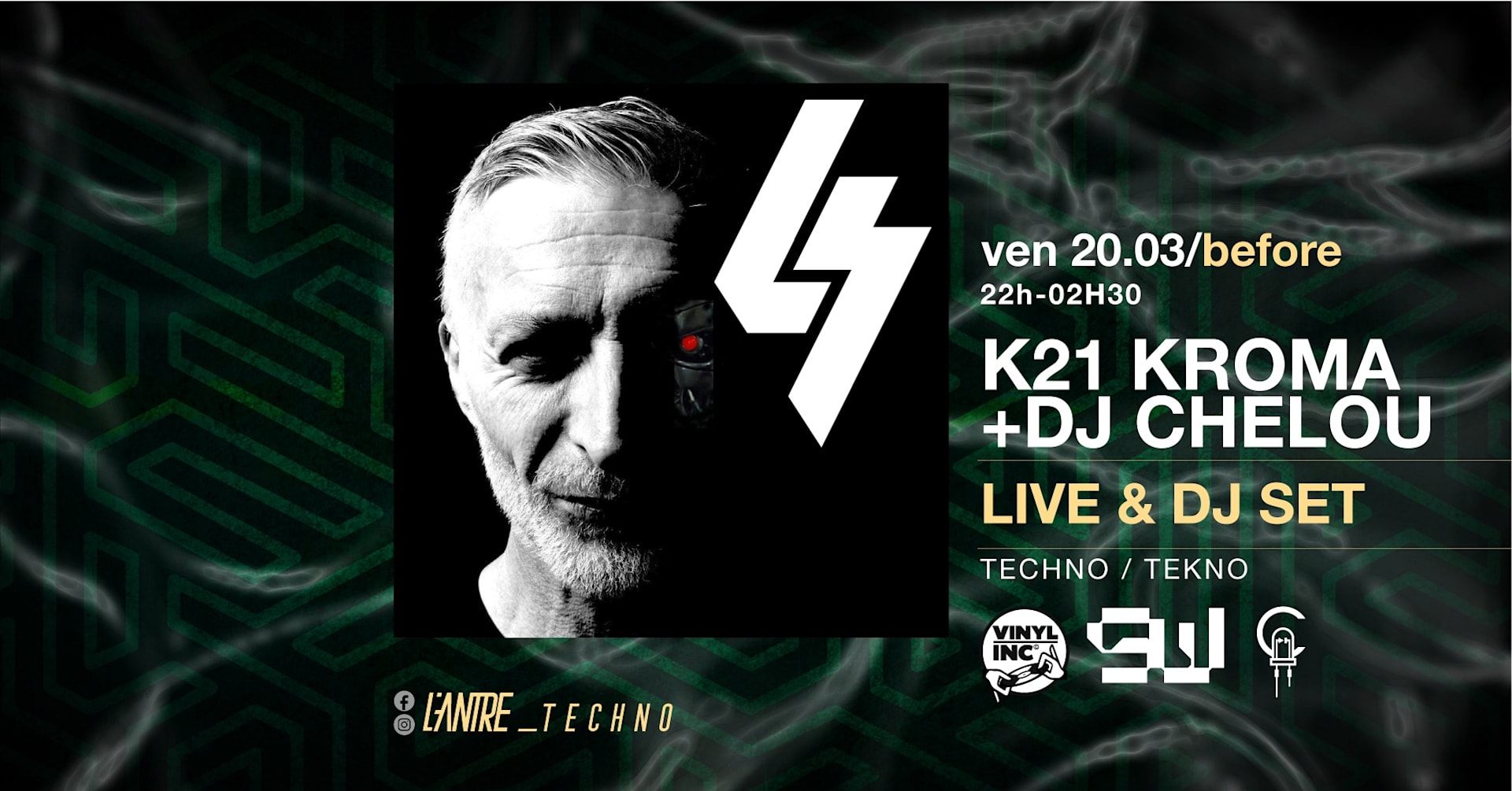 Second Wave No Agency & L'antre : K21 Kroma & Dj Chelou