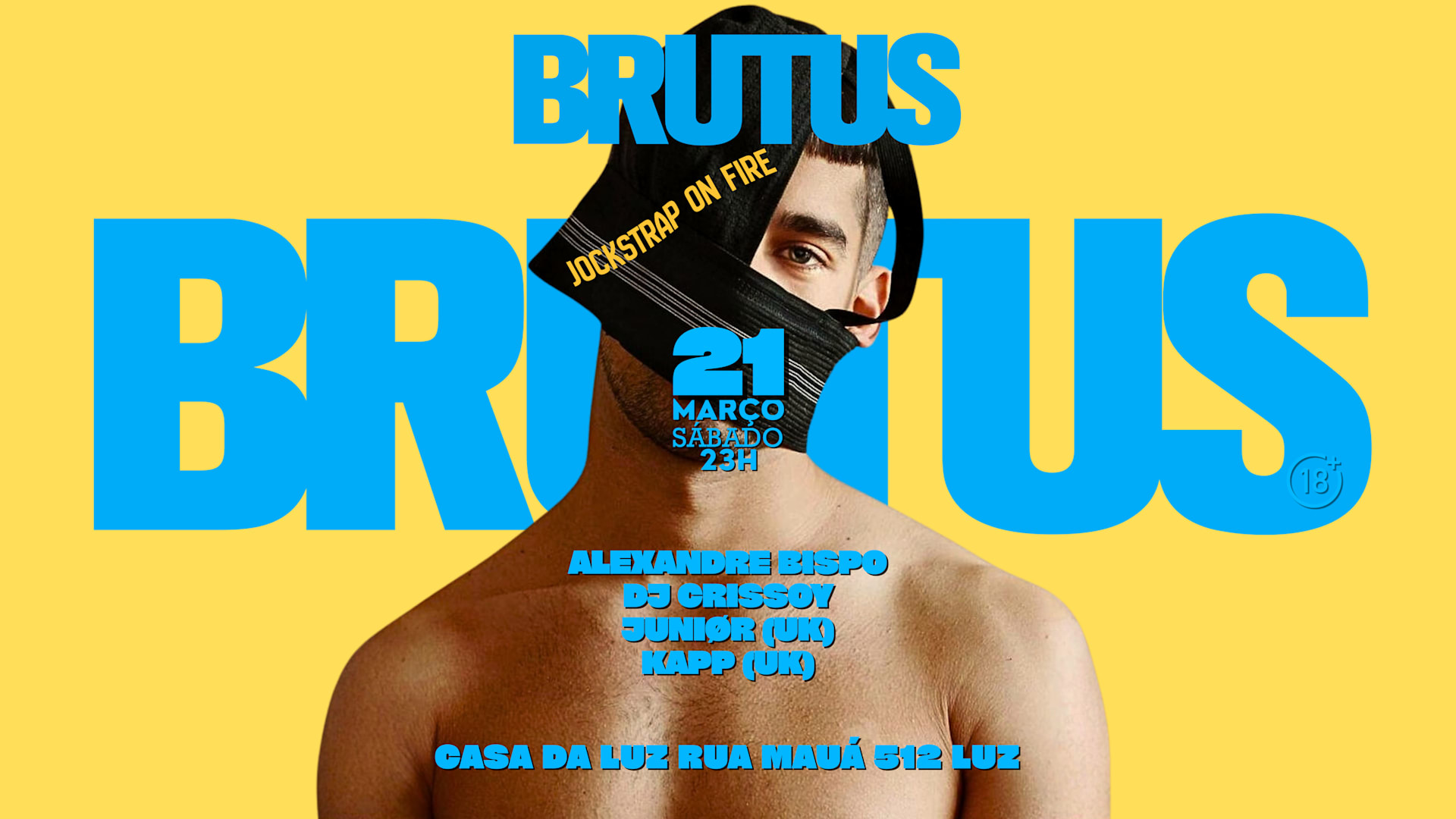 Brutus Jockstrap On Fire