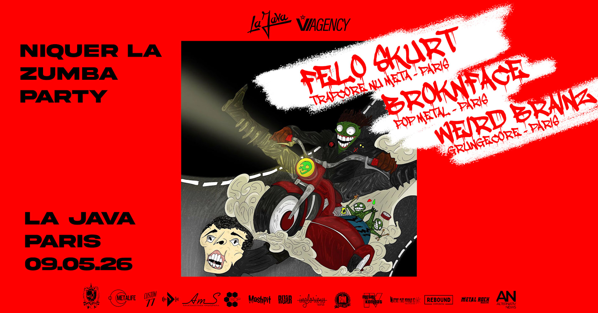 Felo Skurt, Broknface & Weird Brainz