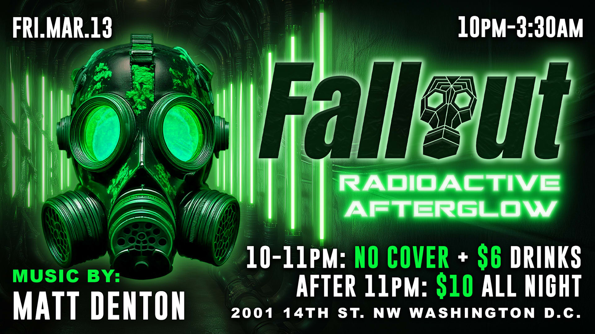 Fallout: Radioactive Afterglow With Matt Denton (Nyc)