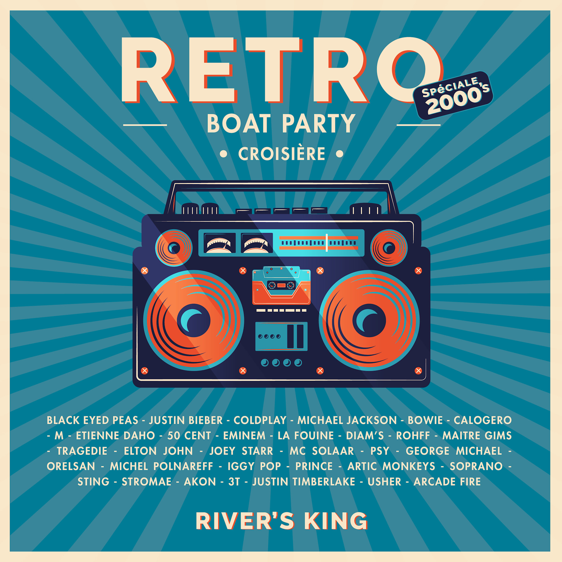 Retro Boat Party  - Speciale Année 2000