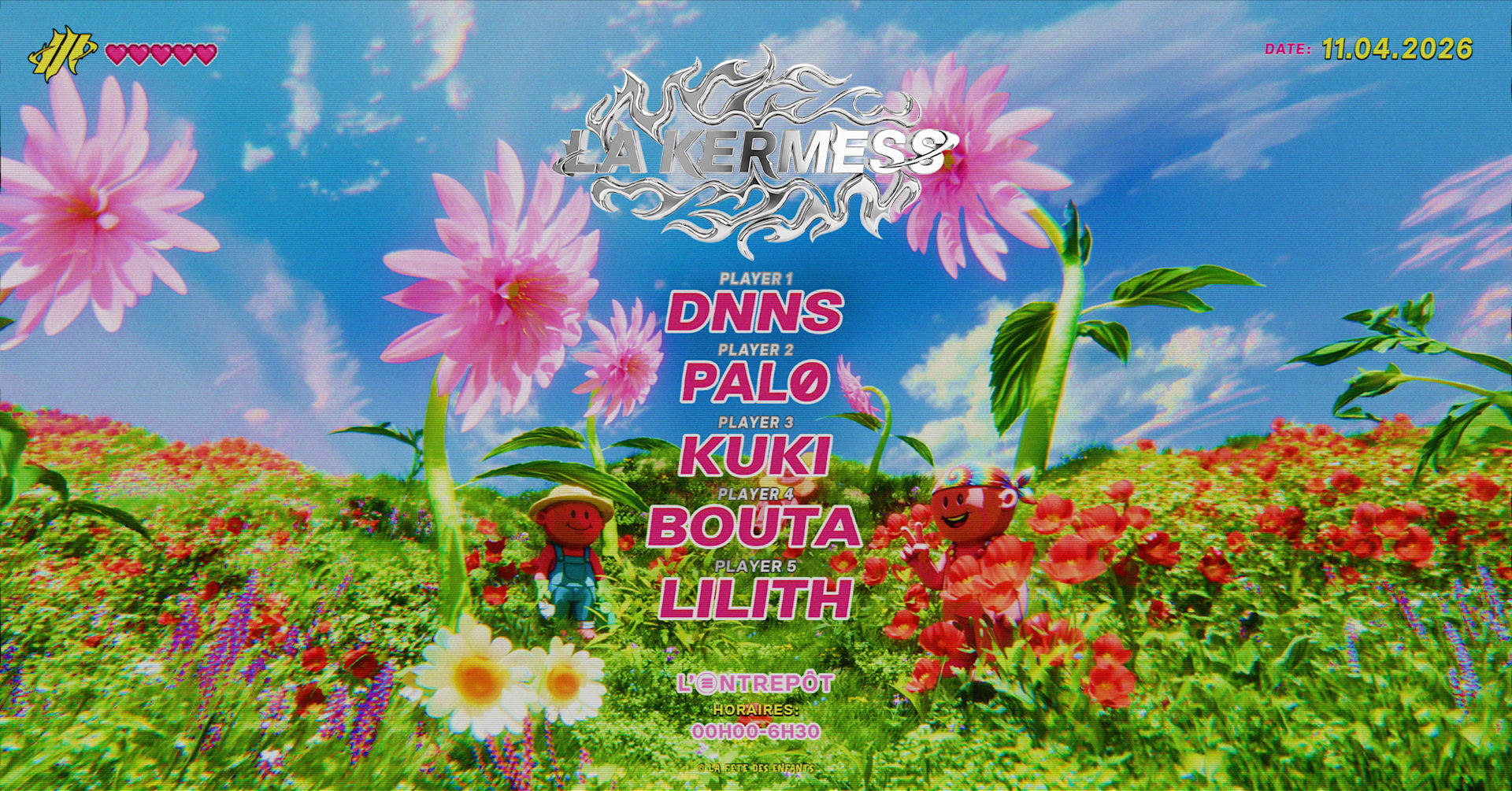 La Kermess Spring Rave W/ Dnns/Palø/Bouta/Kuki/Lilith