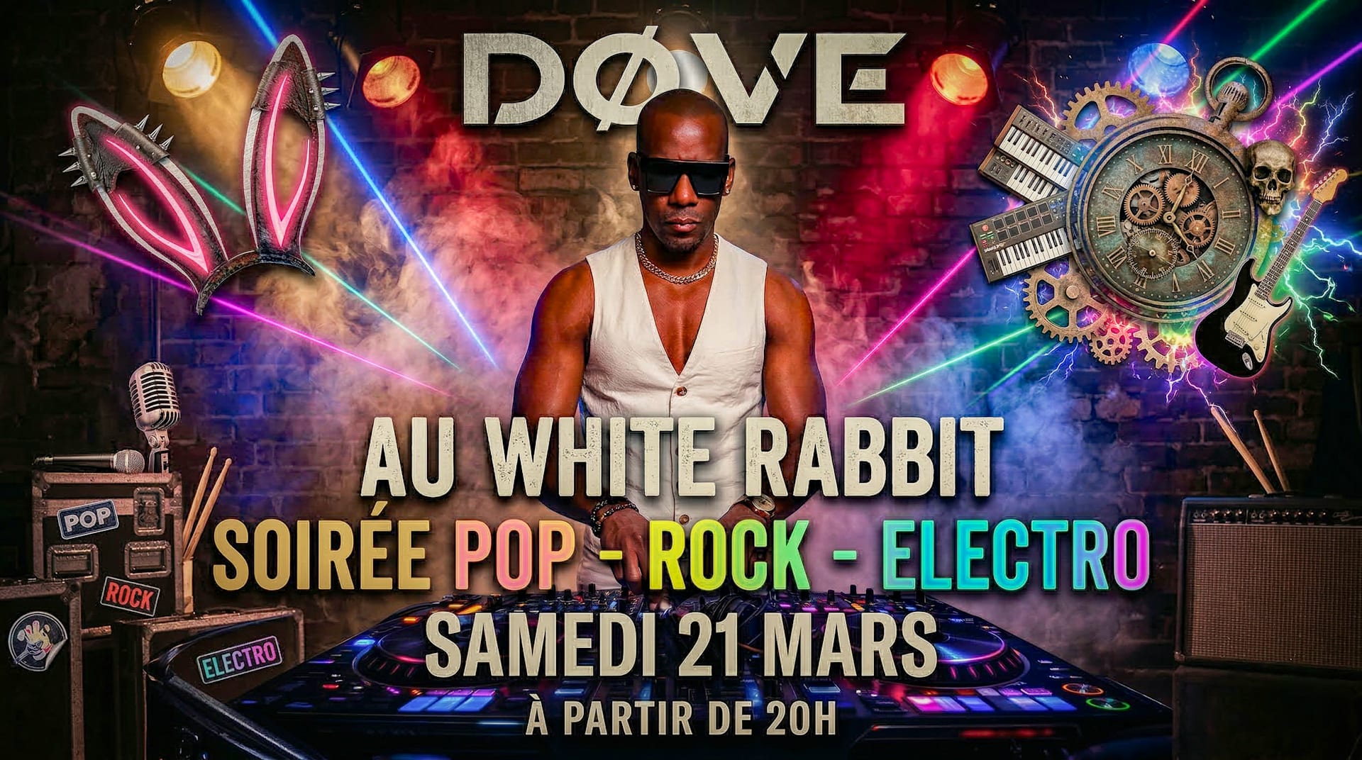 Dove Enflamme Le White Rabbit