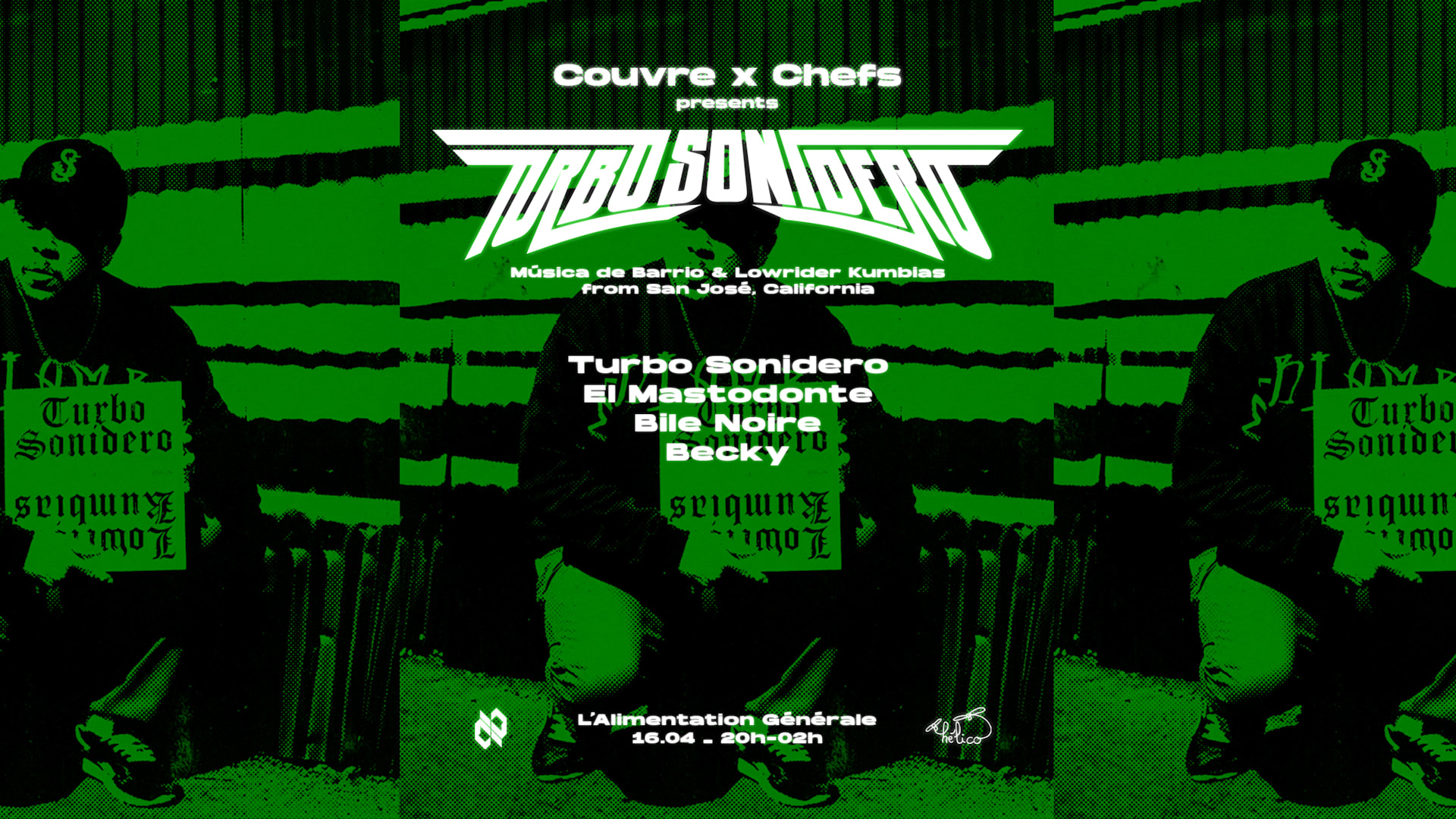 Couvre X Chefs : Turbo Sonidero - Paris Debut