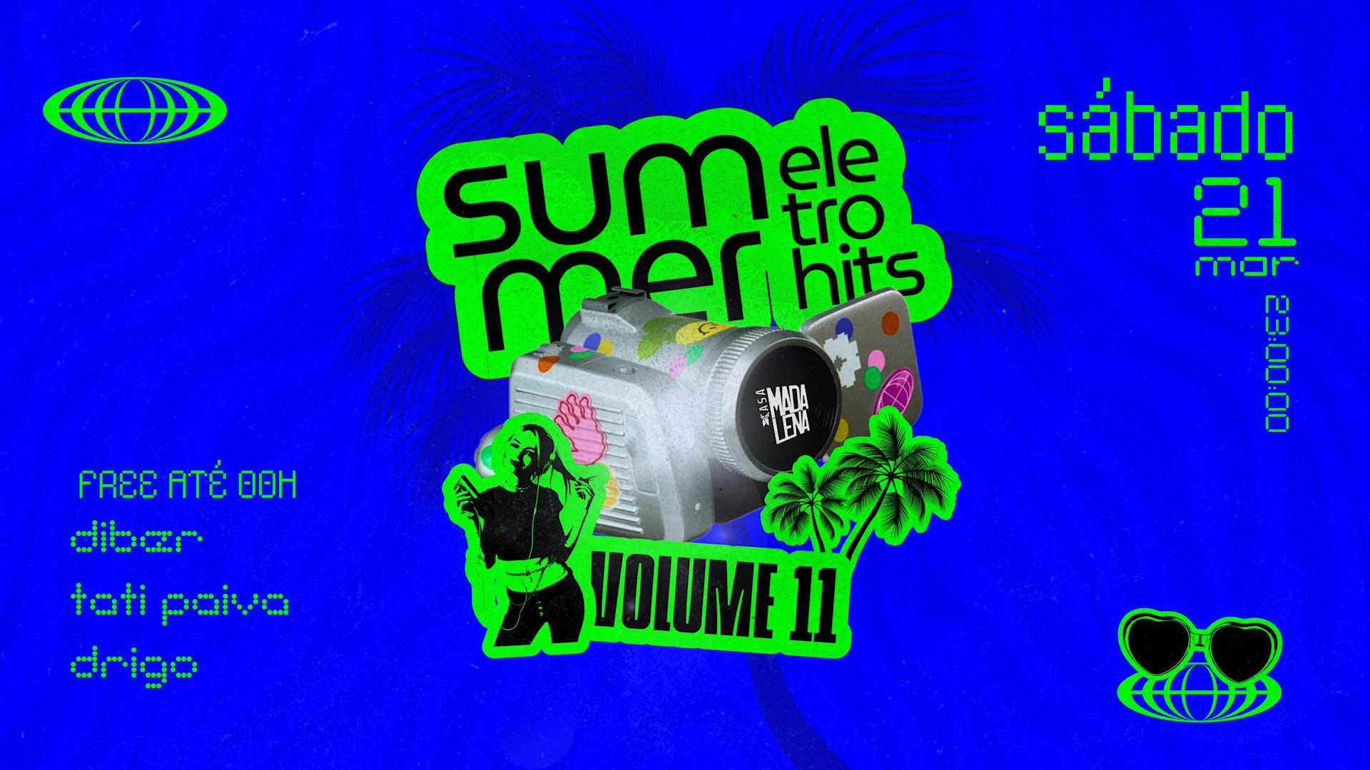 Summer Eletrohits | Sabado | Março | Free*