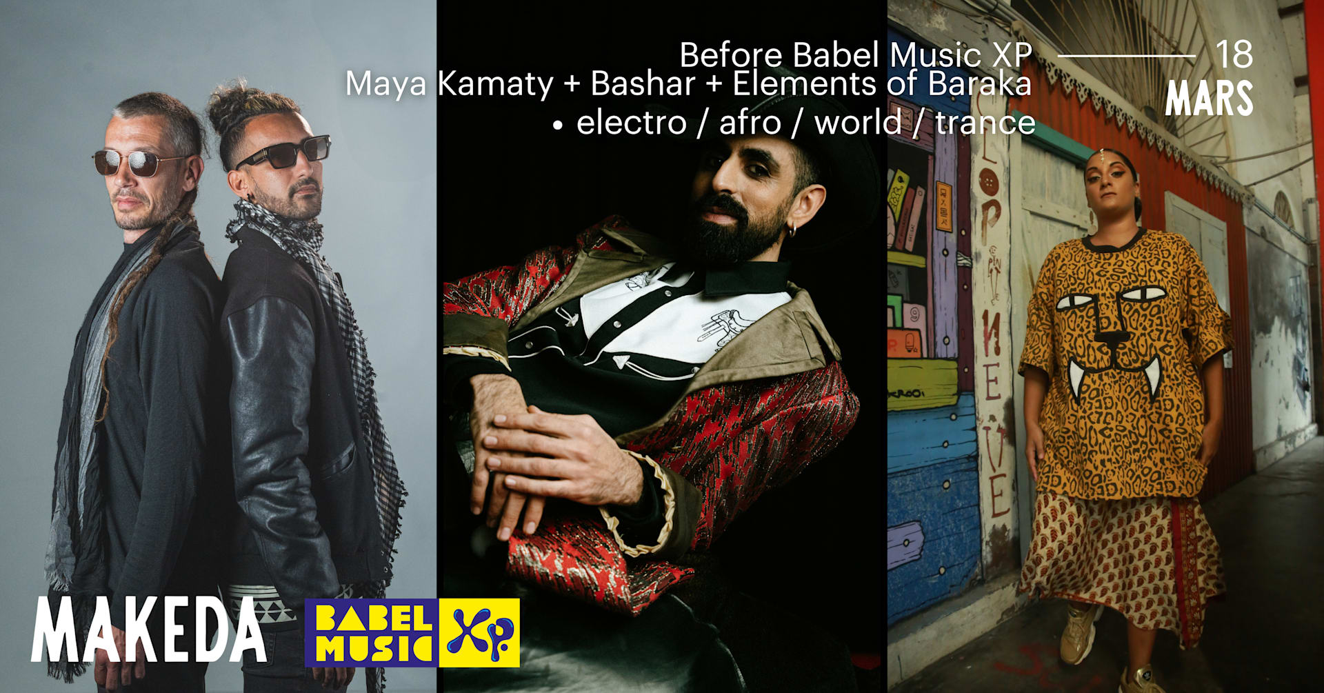 Before Du Babel : Maya Kamaty + Elements Of Baraka + Bashar