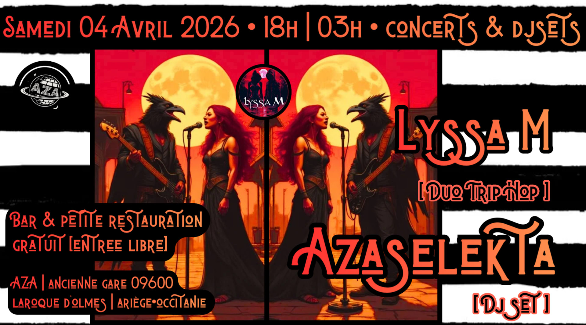 Lyssa M [Concert Live] & Dj Set • Entrée Libre •