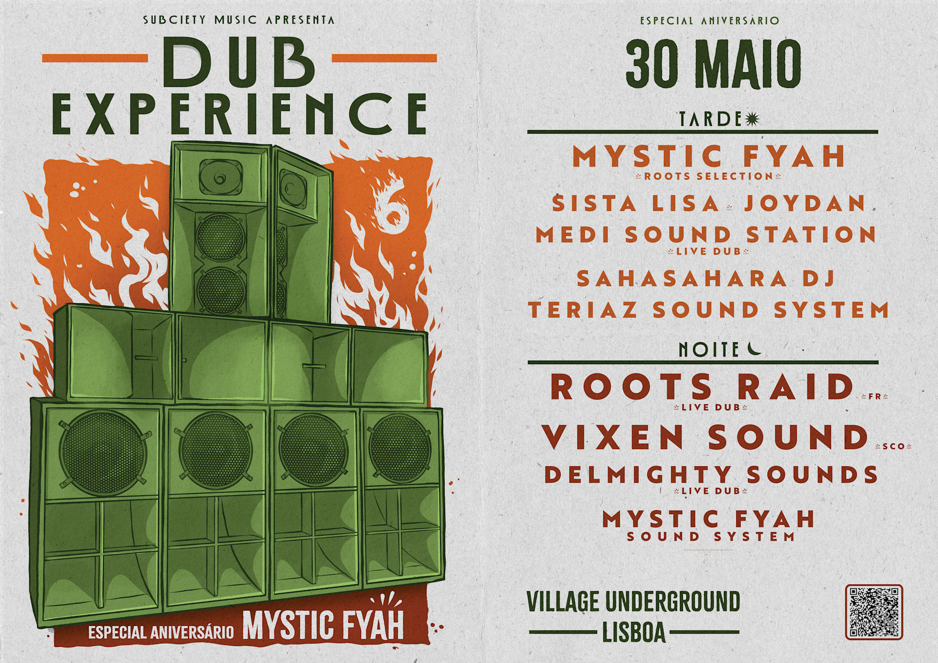 Dub Experience #6 - Especial Aniversário Mystic Fyah