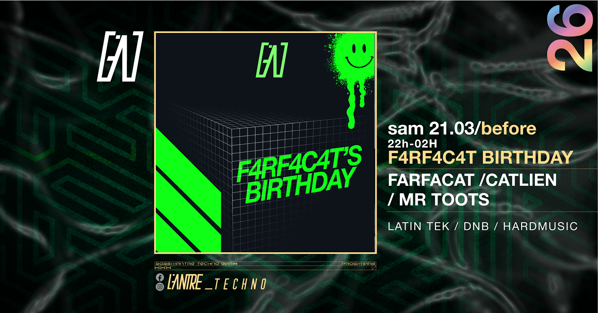 F4rf4c4t’S Birthday Latin Tek / Drum & Bass / Hardmusic