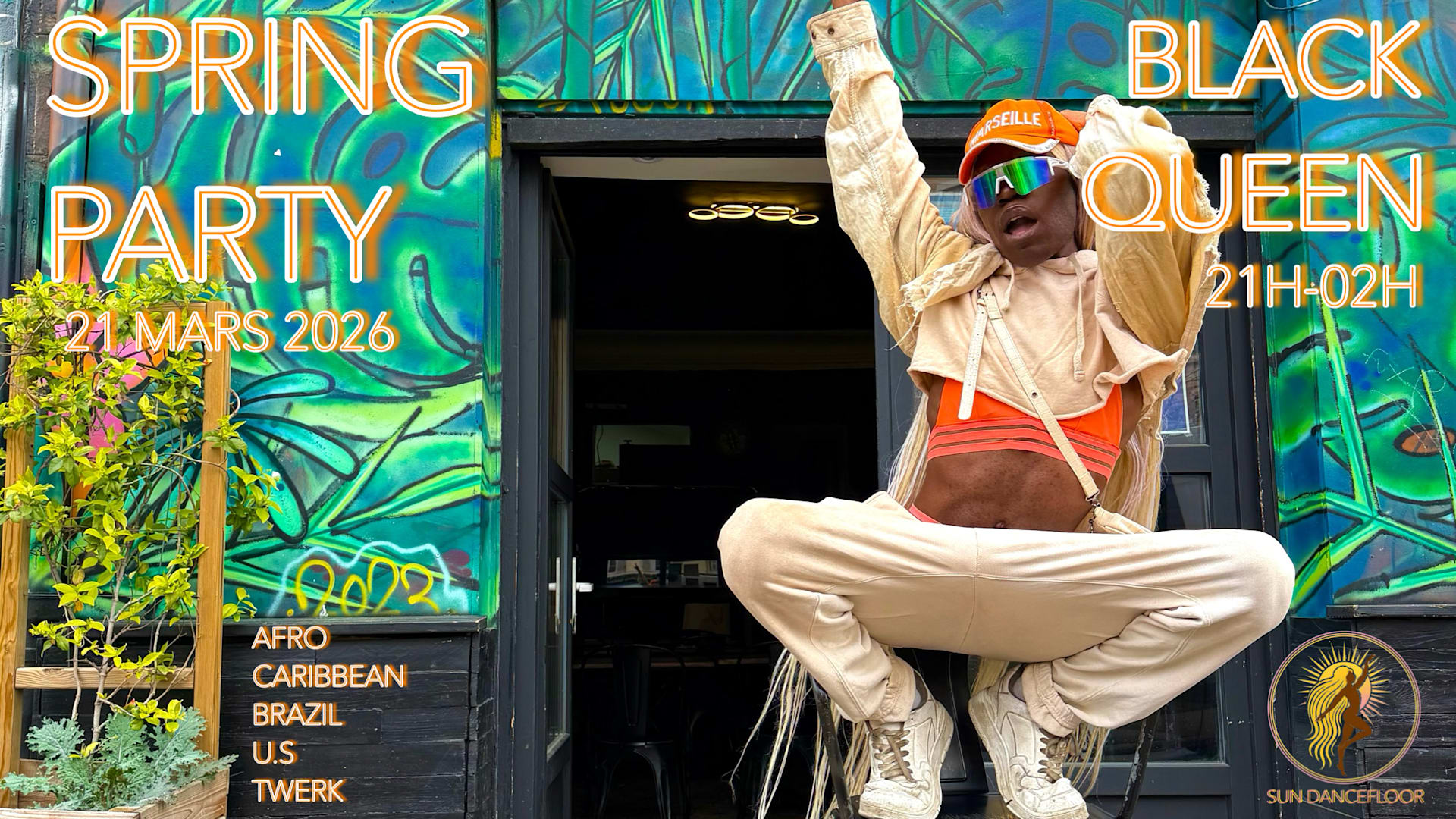 Spring Party - Sun Afrika Au Black Queen