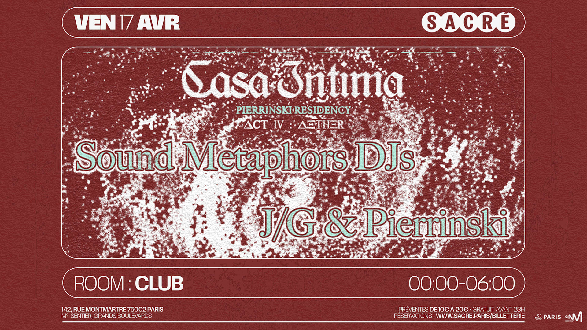 Sacré : Casa Intima #4 By Pierrinski Avec Sound Metaphors