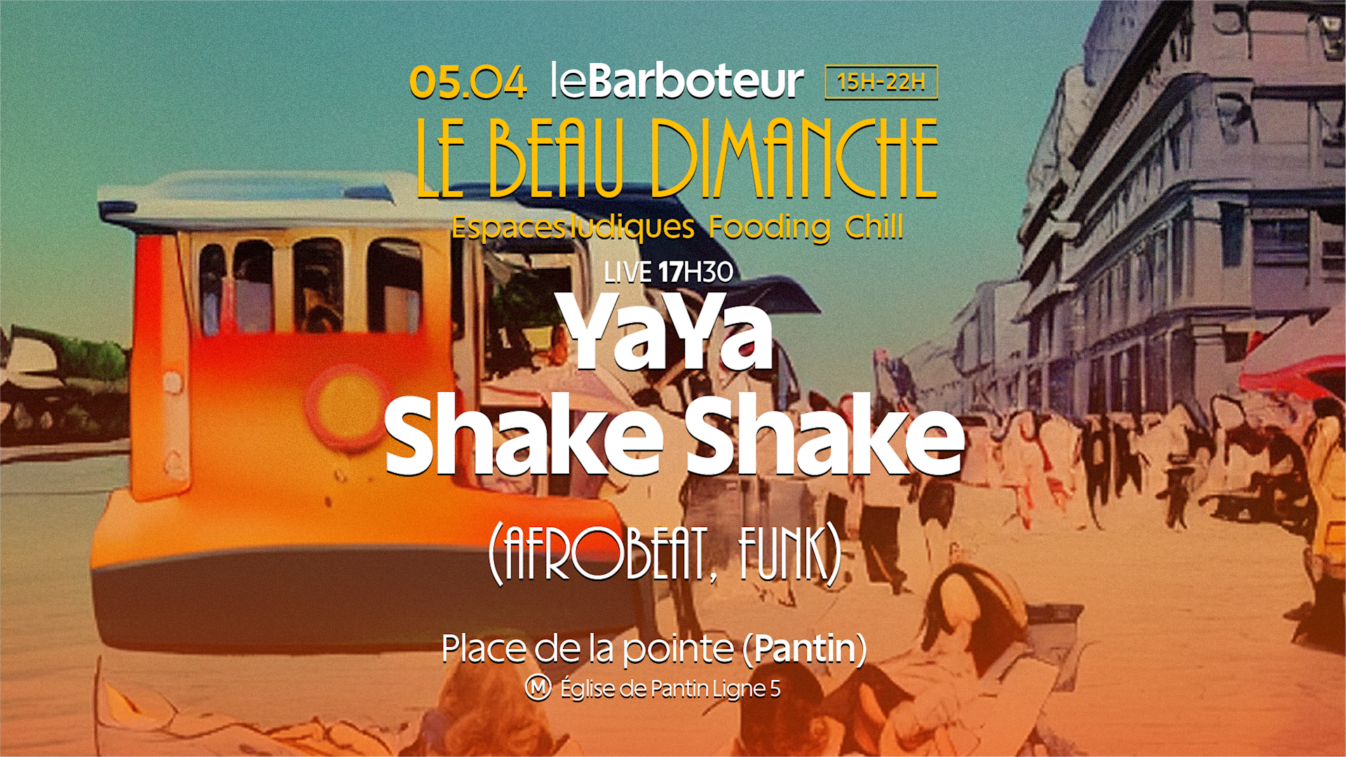 Beau Dimanche : Yaya Shake Shake (Live)