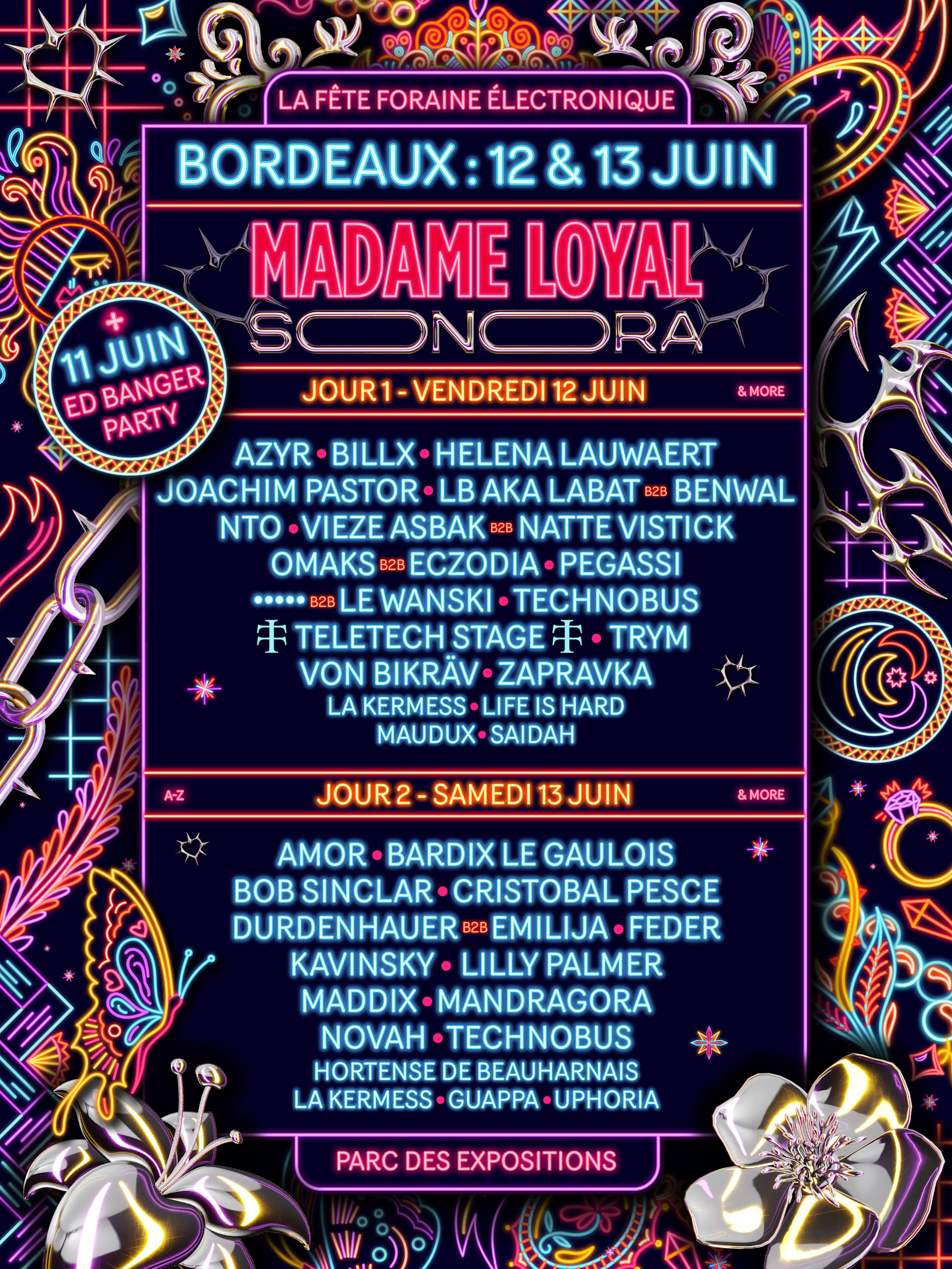 Madame Loyal X Sonora : Bordeaux