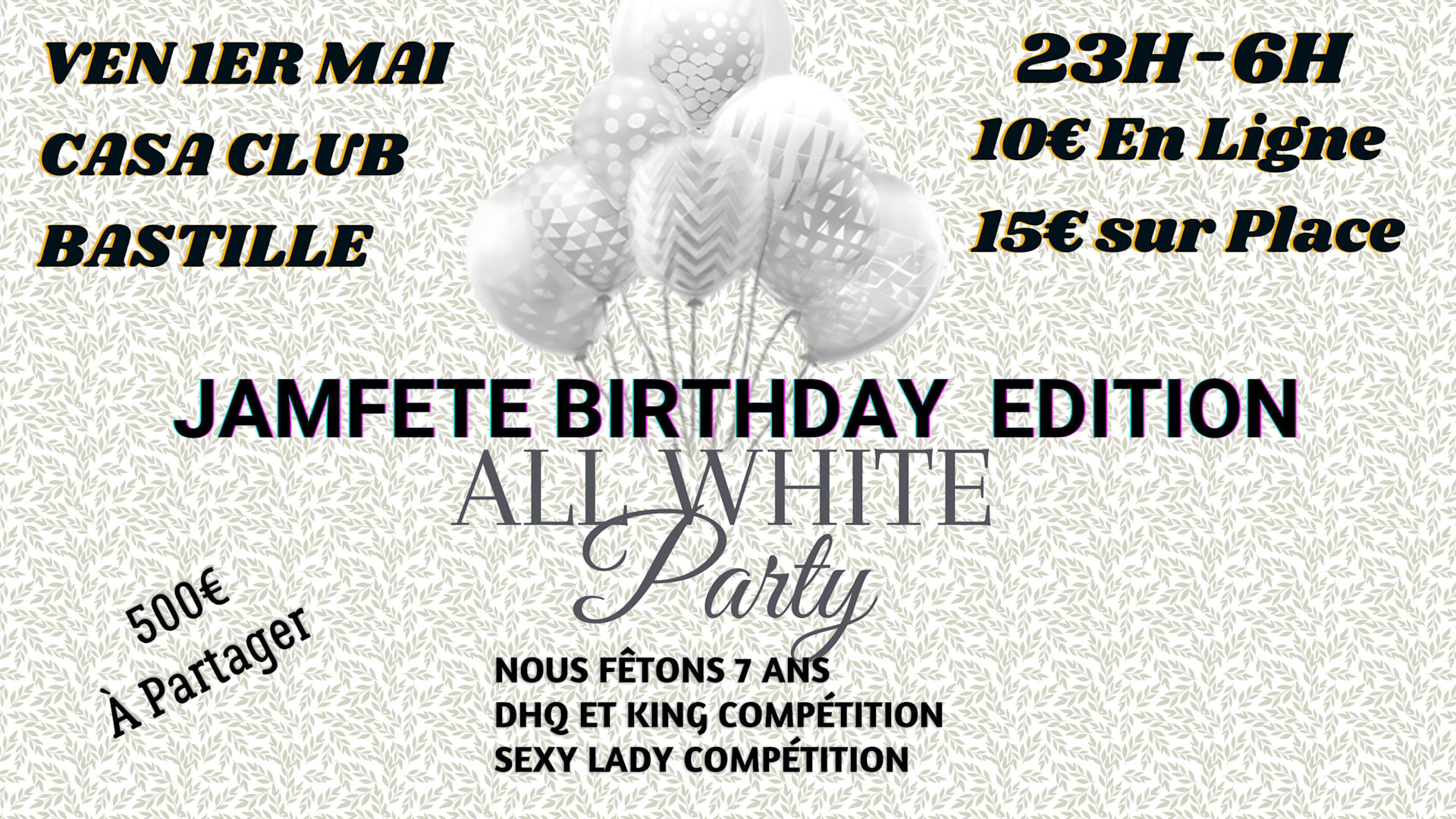 Insomnia: Paris All White Party