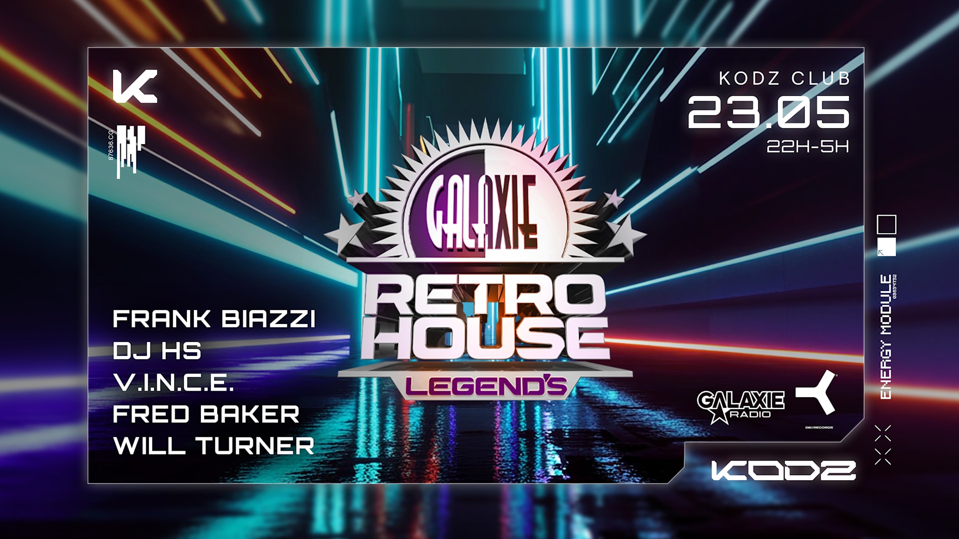 Kodz X Galaxie Rétro House Legend’S : Frank Biazzi & More