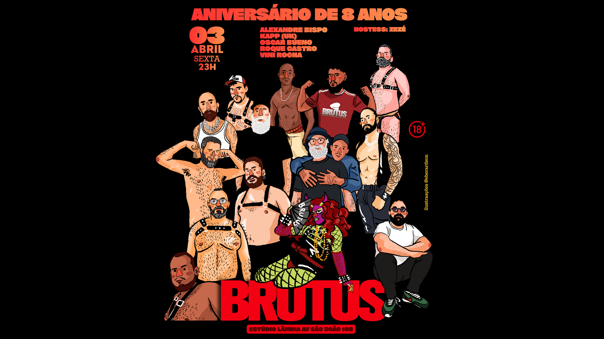 Brutus Aniversário De 8 Anos | Estúdio Lâmina